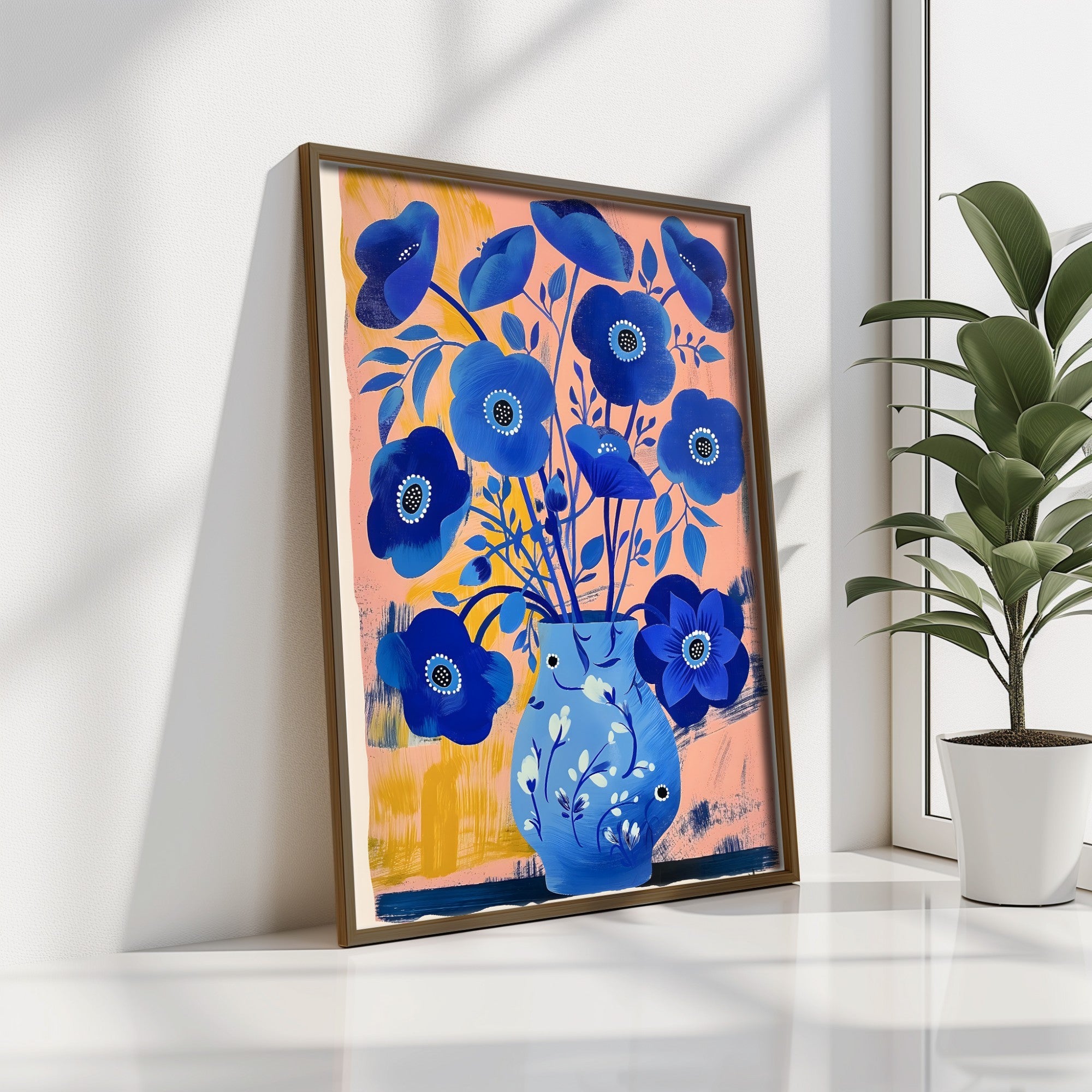 Quadro Decorativo MDF Emoldurado GE216-L Multicolor 35x47cm - Impressão UV em Madeira de Pinho