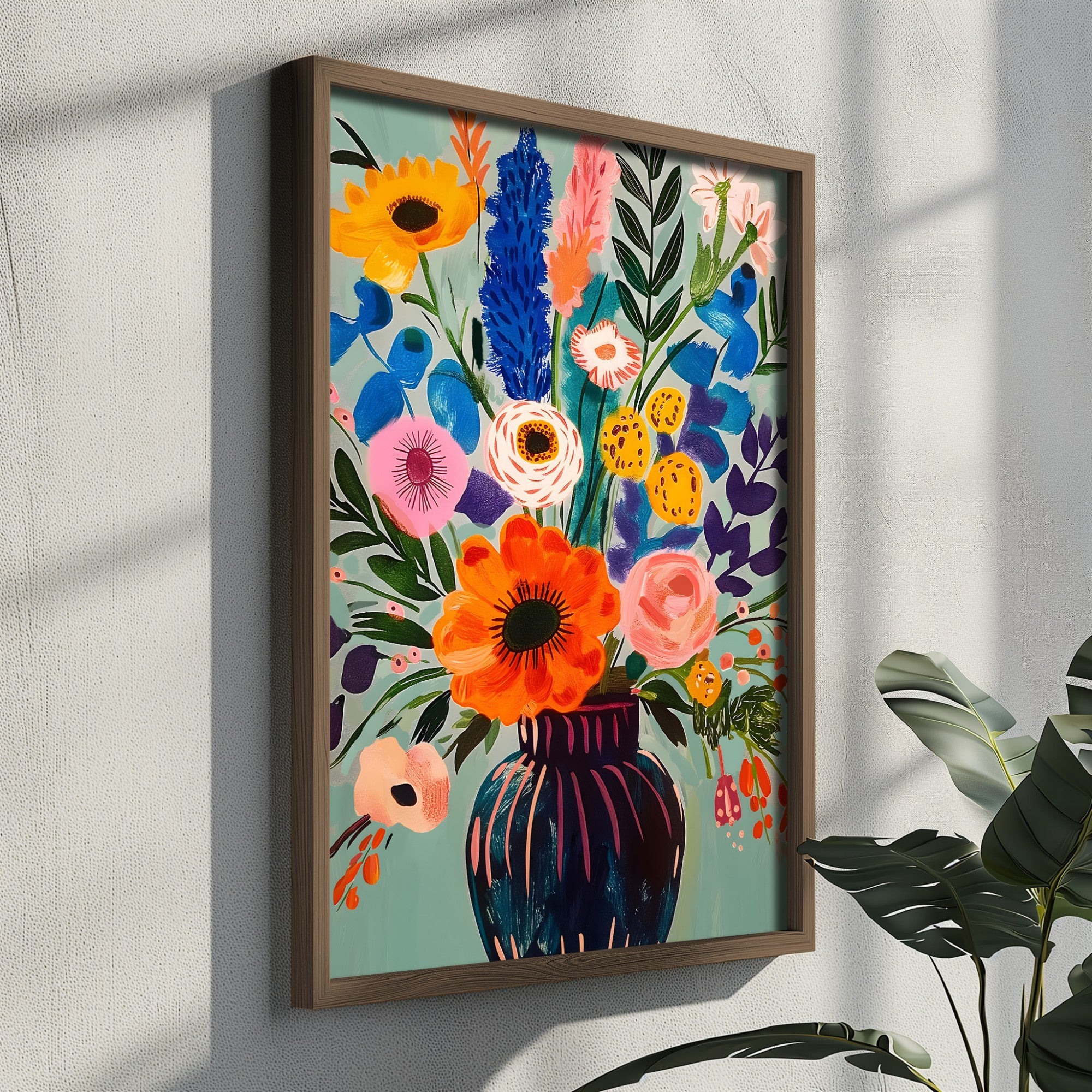 Quadro Decorativo MDF Emoldurado GE218-L Multicolor 35x47cm - Impressão UV em Madeira de Pinho