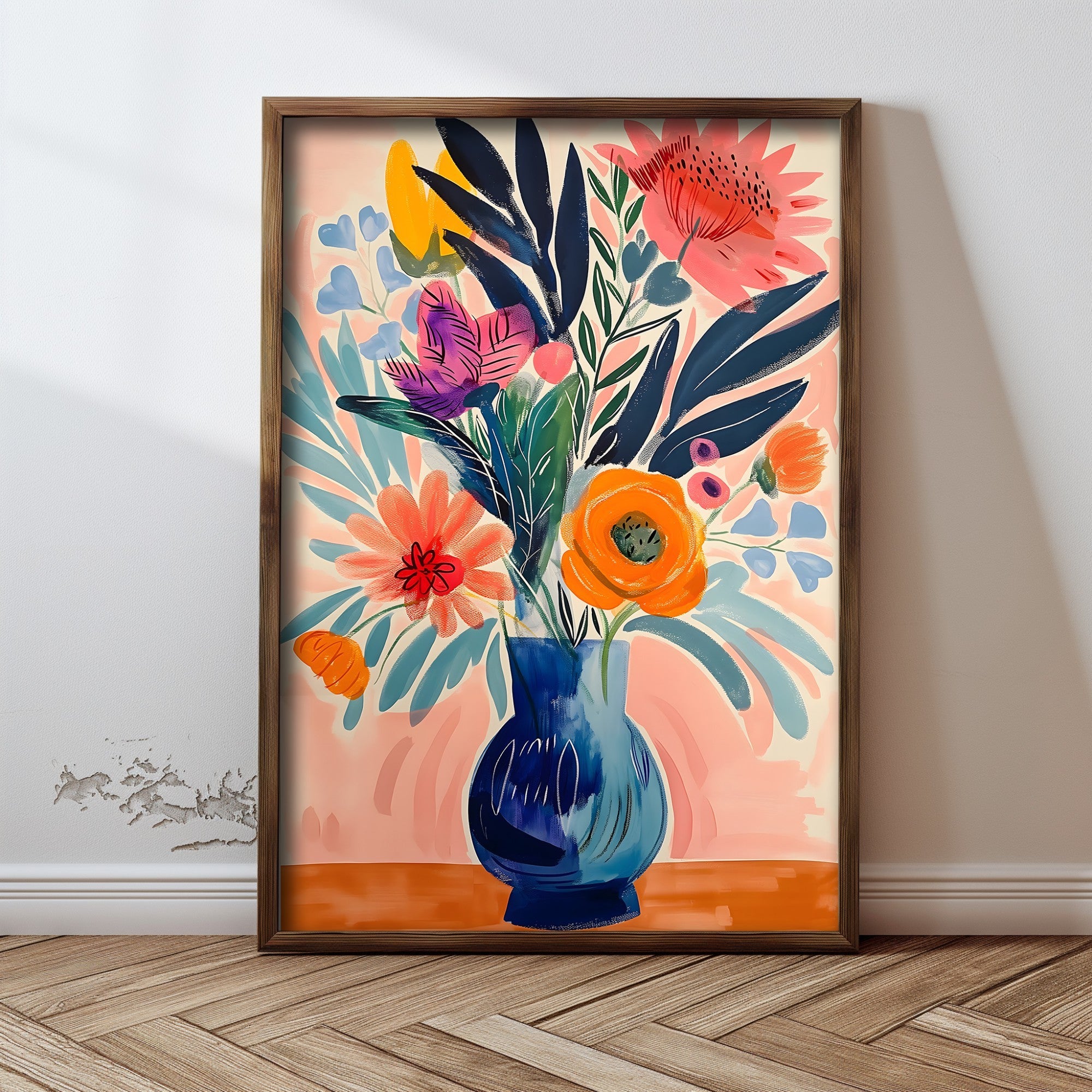 Quadro Decorativo MDF Emoldurado GE219-L Multicolor 35x47cm - Impressão UV em Madeira de Pinho