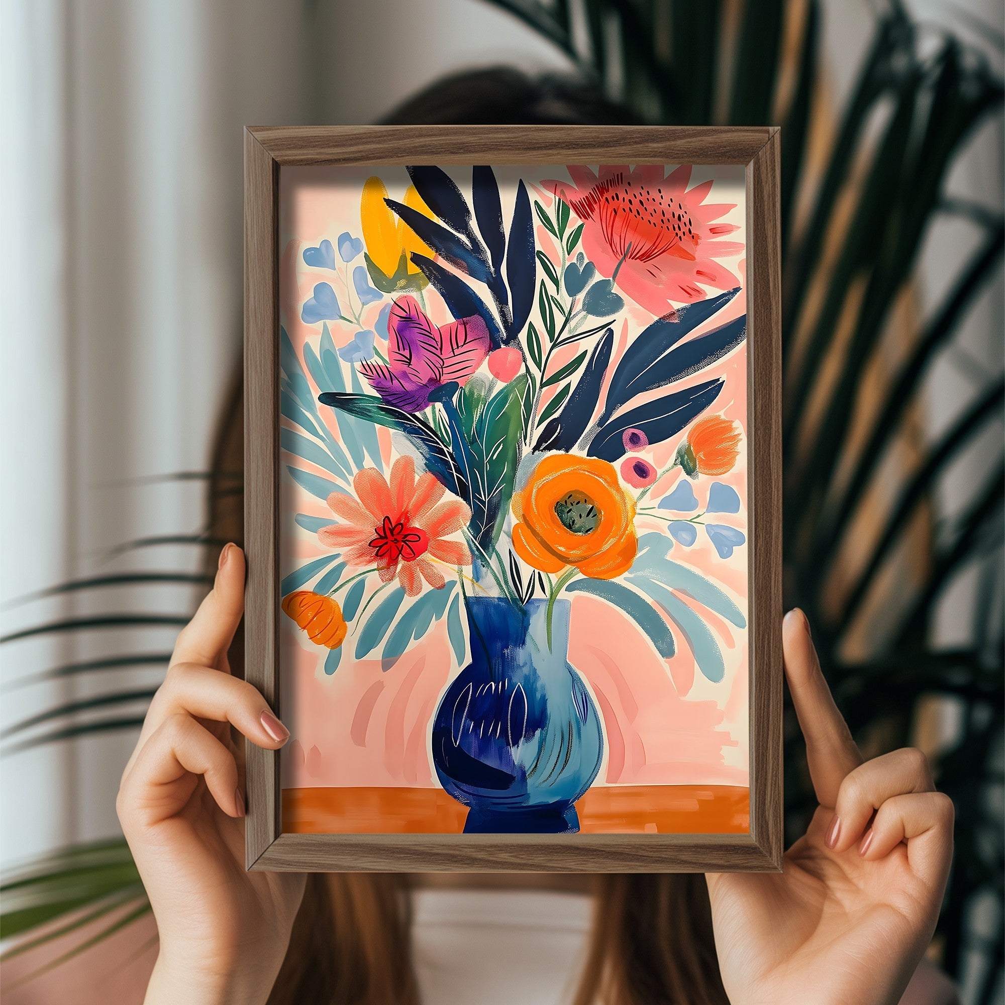 Quadro Decorativo MDF Emoldurado GE219-L Multicolor 35x47cm - Impressão UV em Madeira de Pinho