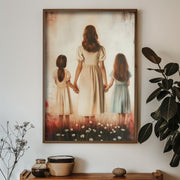 Quadro Decorativo MDF Emoldurado Multicolor GE221-L - Impressão UV em Madeira de Pinho 35x47cm