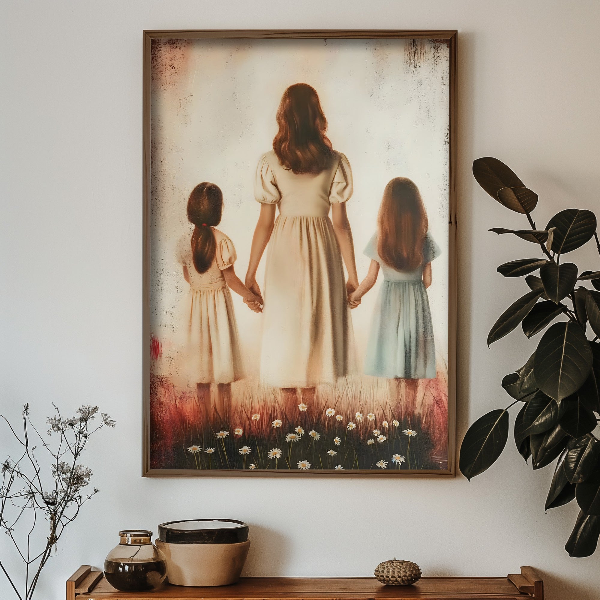 Quadro Decorativo MDF Emoldurado Multicolor GE221-L - Impressão UV em Madeira de Pinho 35x47cm