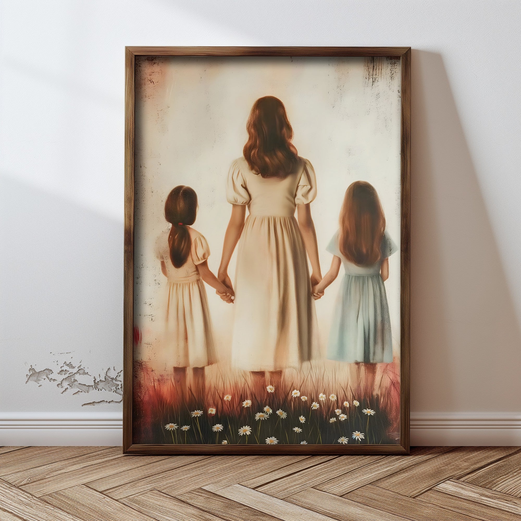 Quadro Decorativo MDF Emoldurado Multicolor GE221-L - Impressão UV em Madeira de Pinho 35x47cm