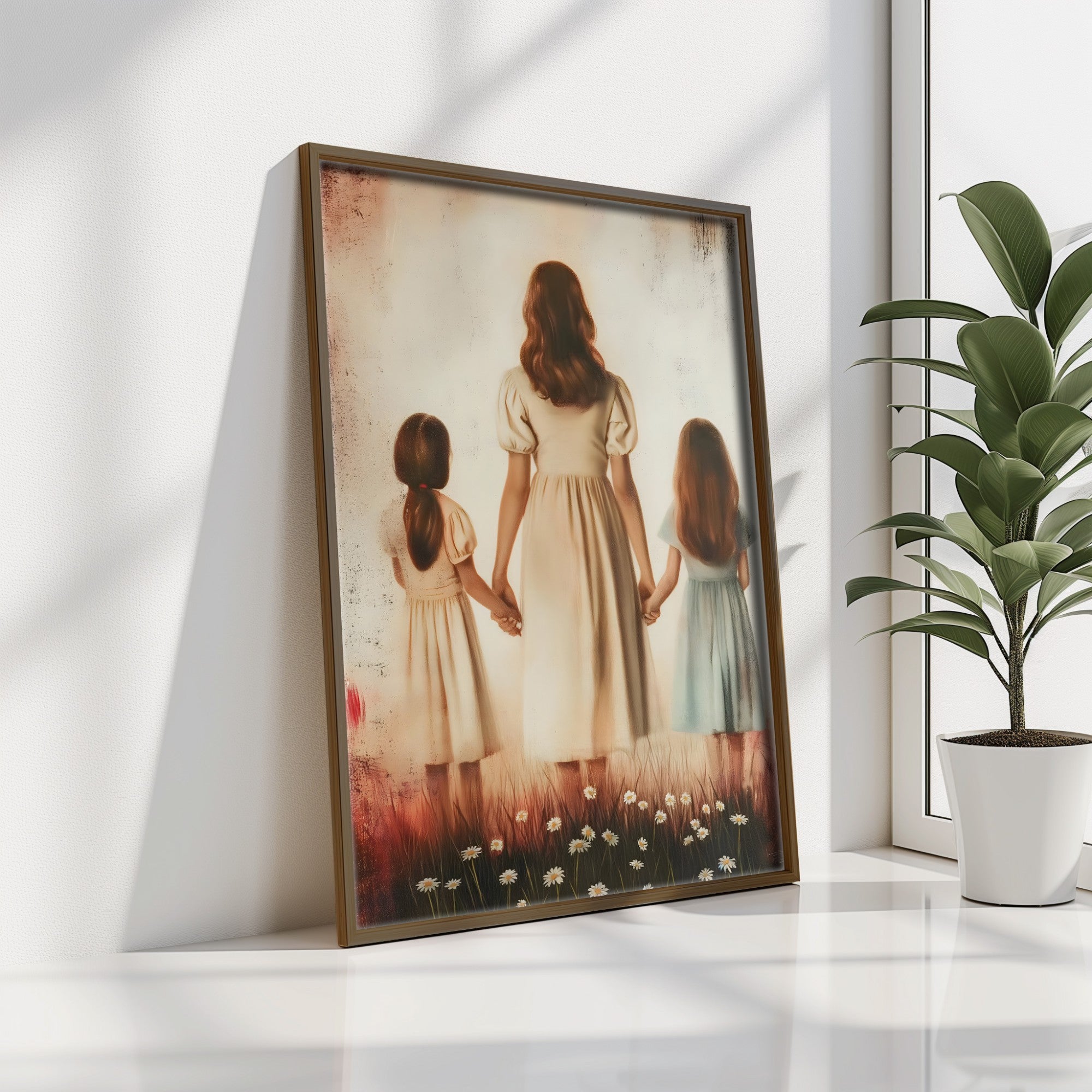 Quadro Decorativo MDF Emoldurado Multicolor GE221-L - Impressão UV em Madeira de Pinho 35x47cm