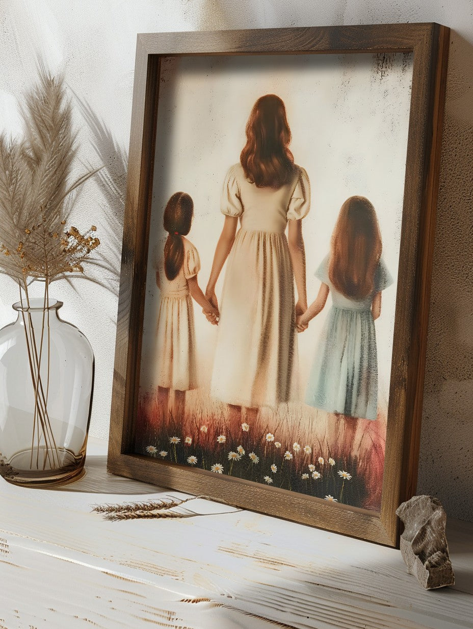 Quadro Decorativo MDF Emoldurado Multicolor GE221-L - Impressão UV em Madeira de Pinho 35x47cm