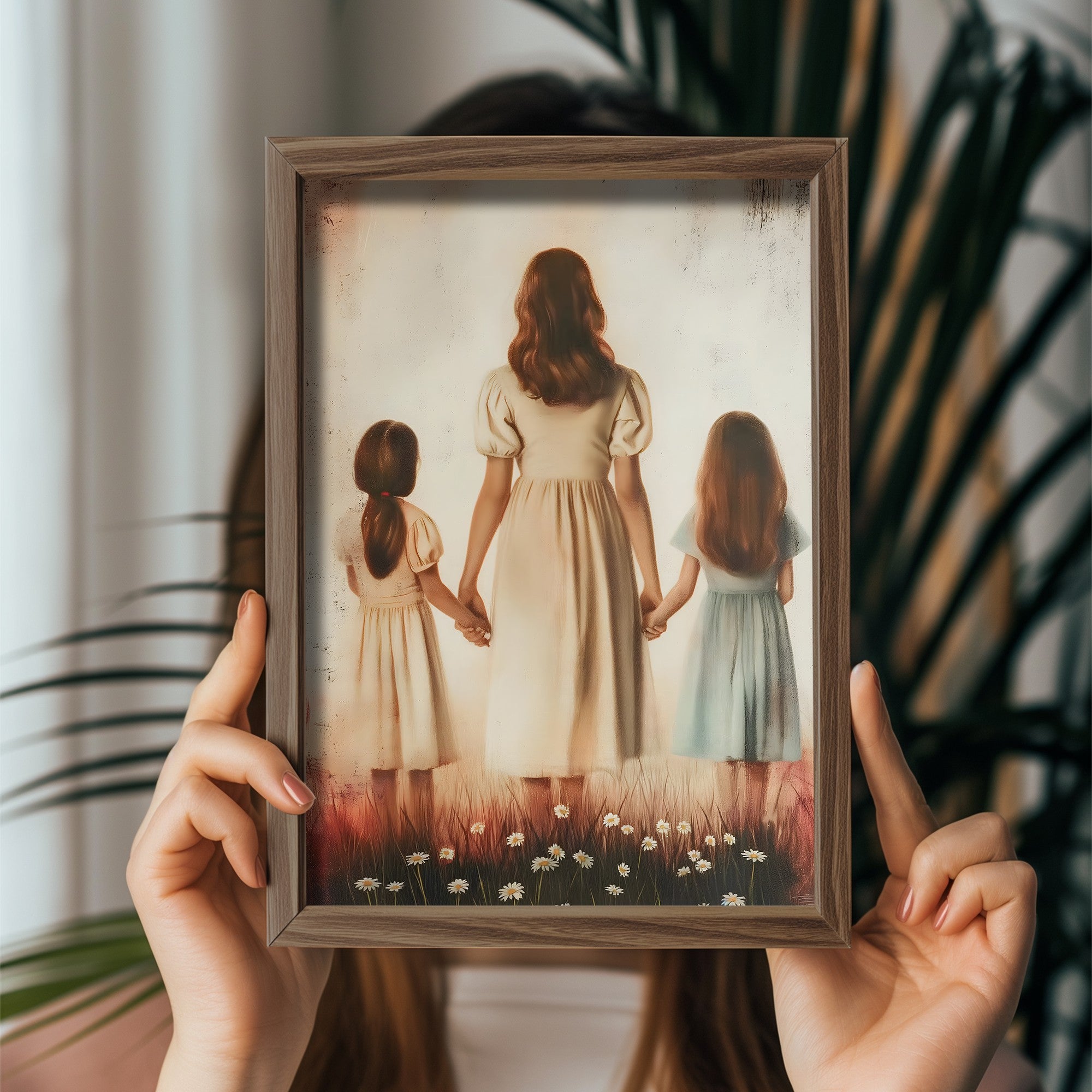 Quadro Decorativo MDF Emoldurado Multicolor GE221-L - Impressão UV em Madeira de Pinho 35x47cm