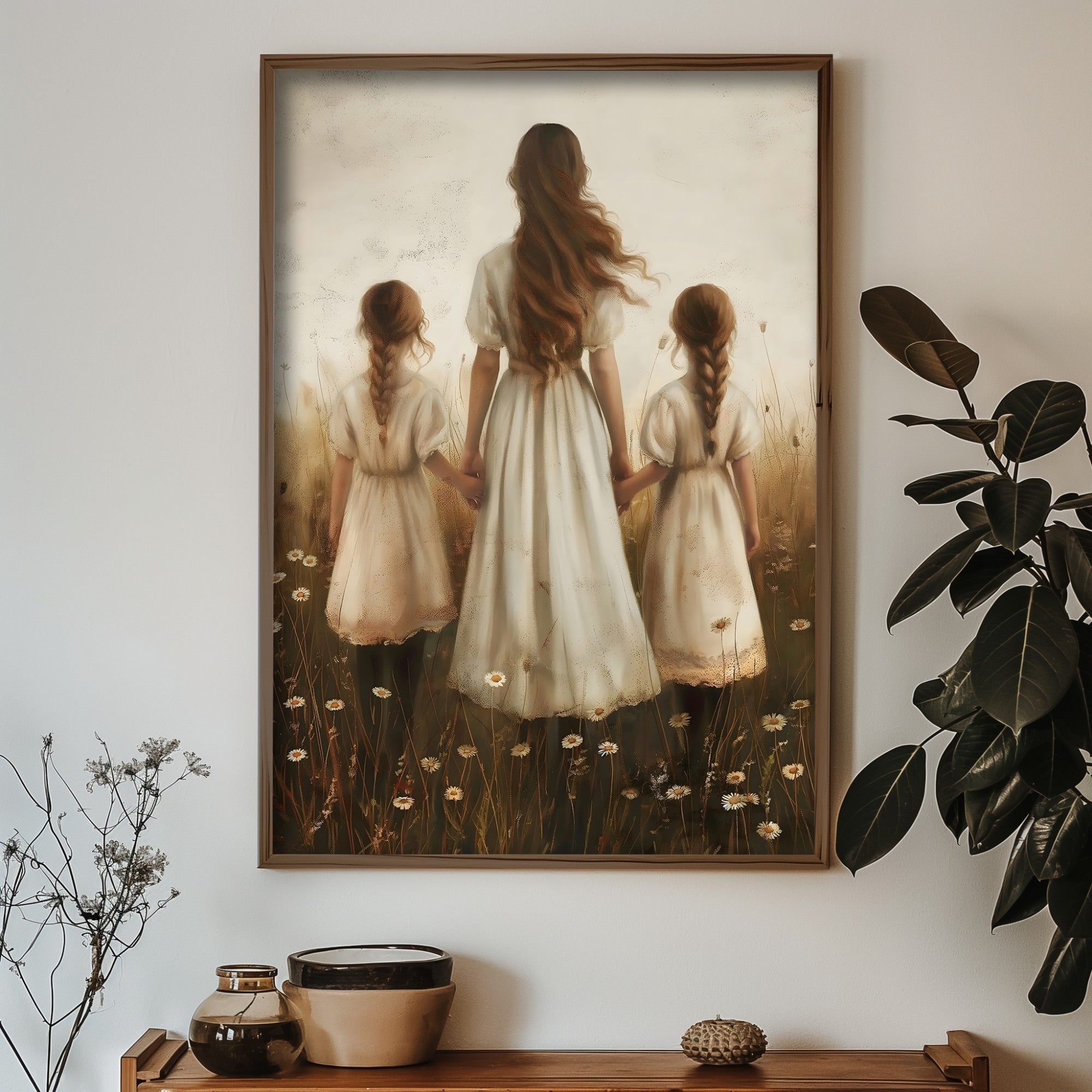 Quadro Decorativo MDF Emoldurado Multicolor GE222-L - Impressão UV em Madeira de Pinho 35x47cm