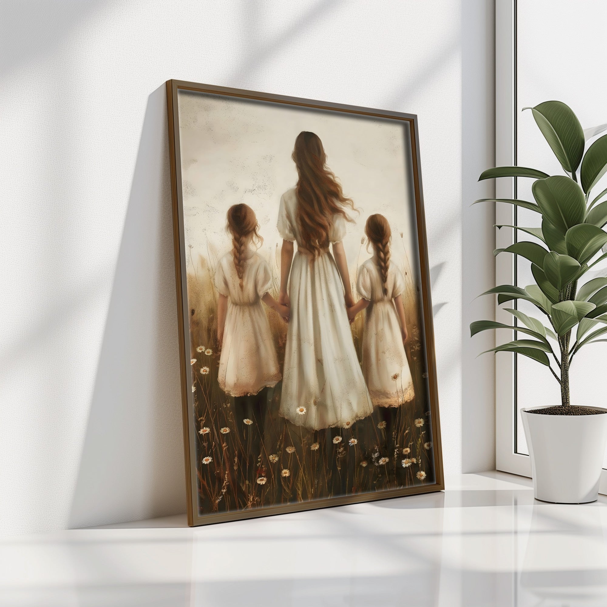 Quadro Decorativo MDF Emoldurado Multicolor GE222-L - Impressão UV em Madeira de Pinho 35x47cm