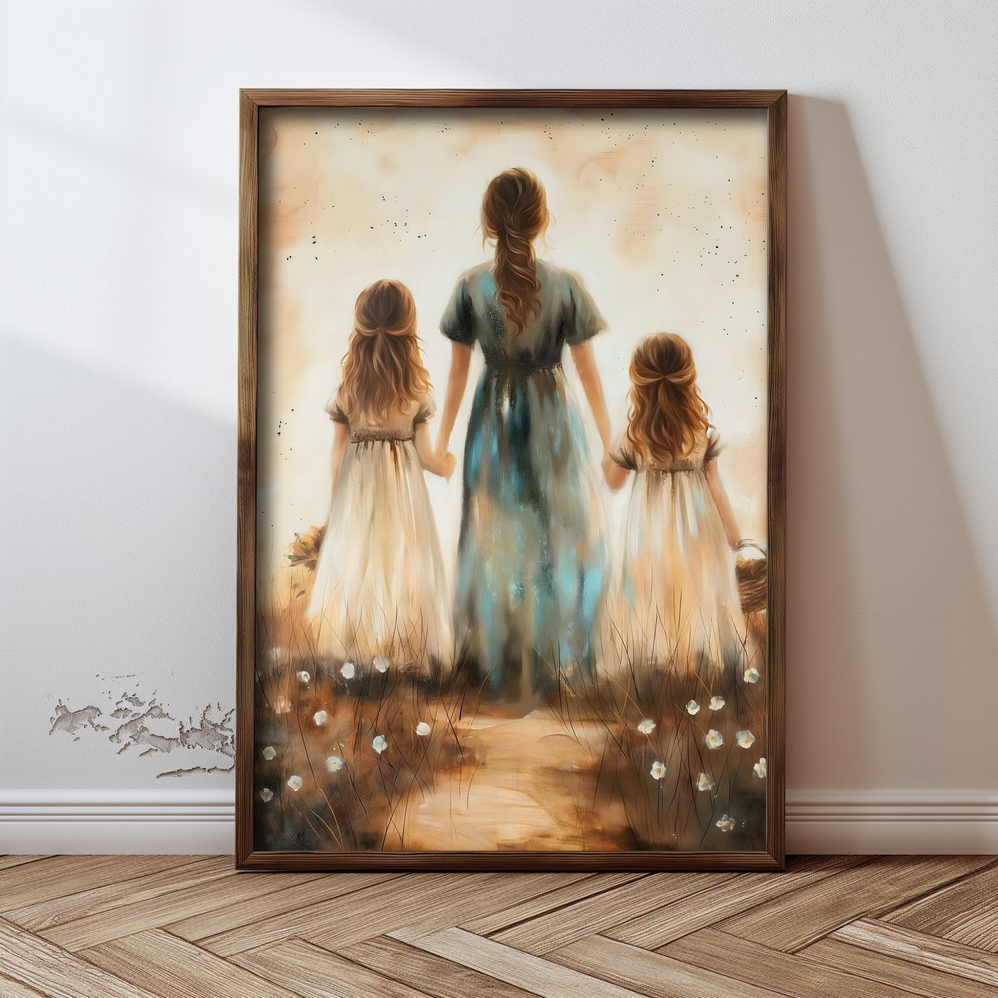 Quadro Decorativo MDF Emoldurado Multicolor GE223-L - Impressão UV em Madeira de Pinho 35x47cm