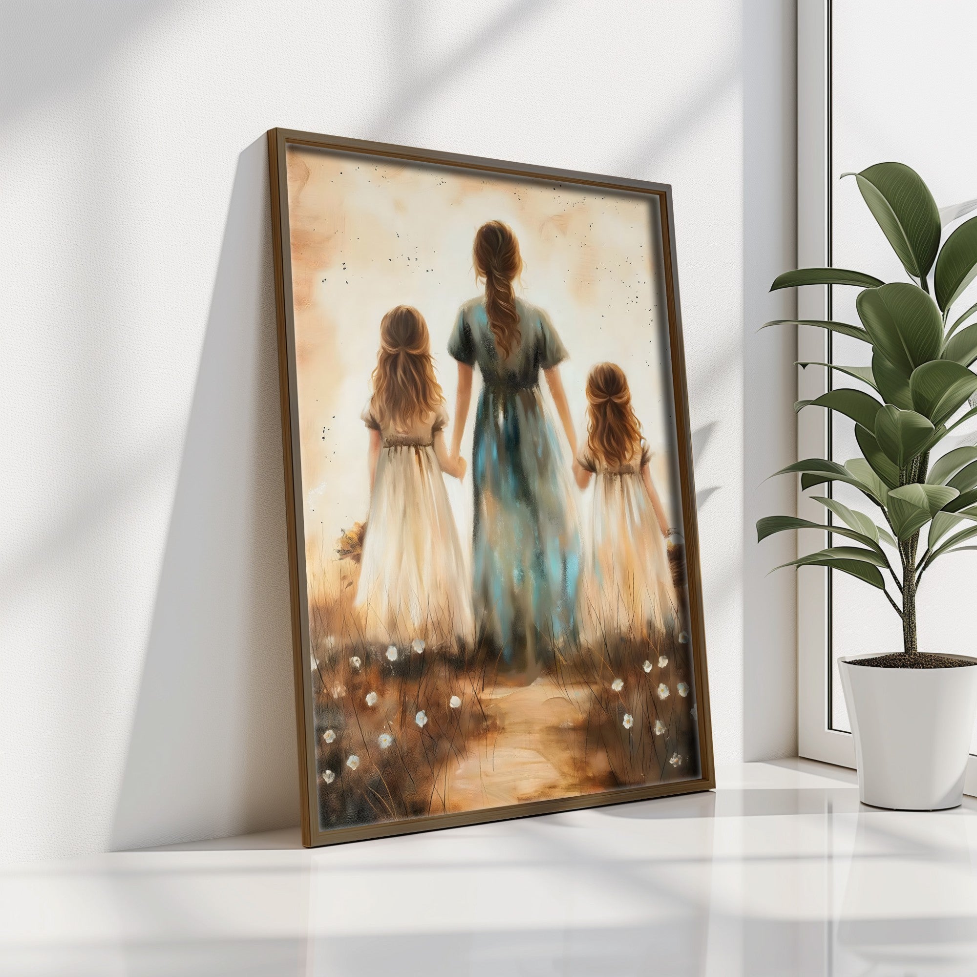 Quadro Decorativo MDF Emoldurado Multicolor GE223-L - Impressão UV em Madeira de Pinho 35x47cm