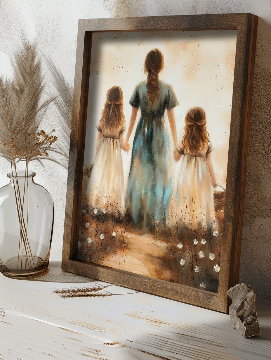 Quadro Decorativo MDF Emoldurado Multicolor GE223-L - Impressão UV em Madeira de Pinho 35x47cm