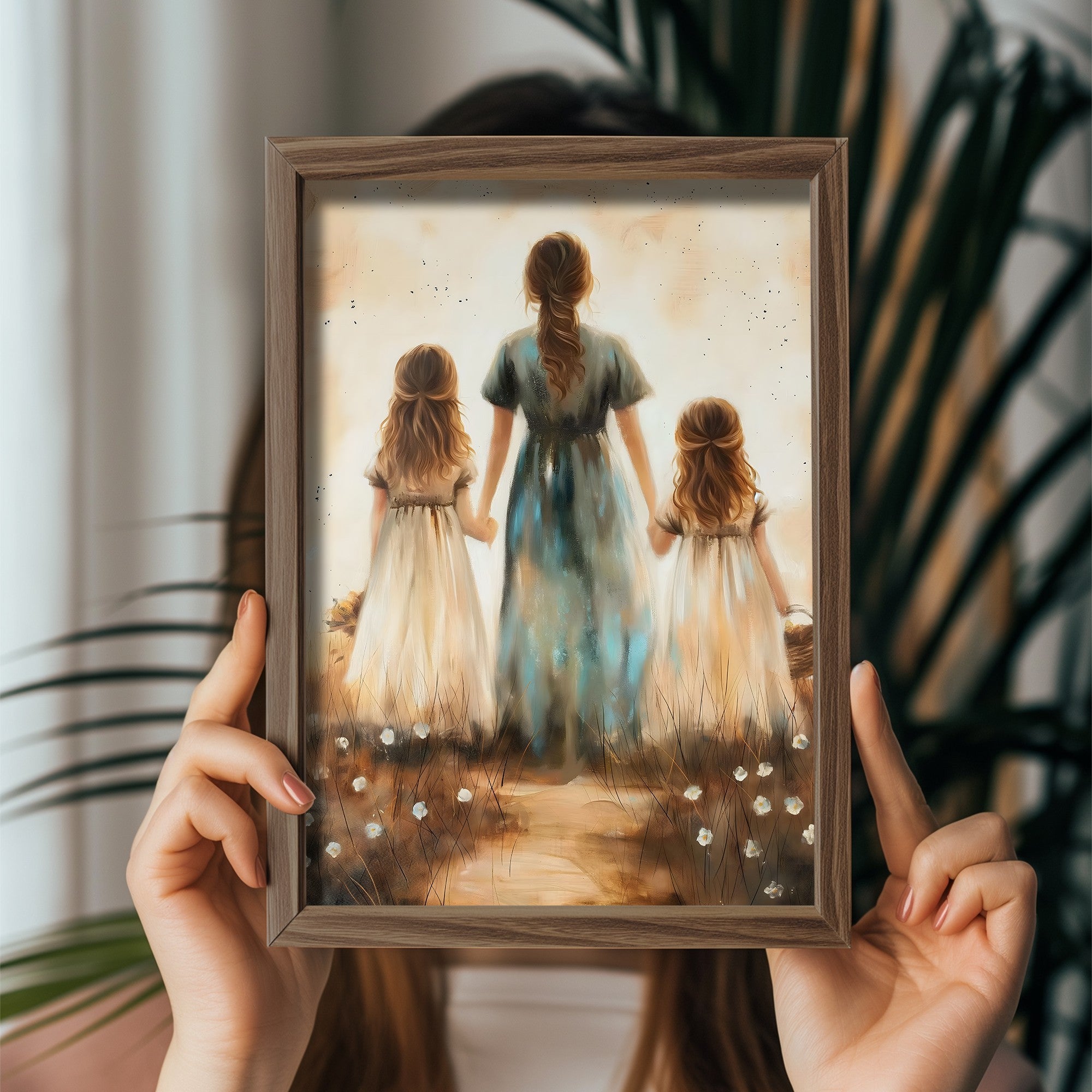 Quadro Decorativo MDF Emoldurado Multicolor GE223-L - Impressão UV em Madeira de Pinho 35x47cm