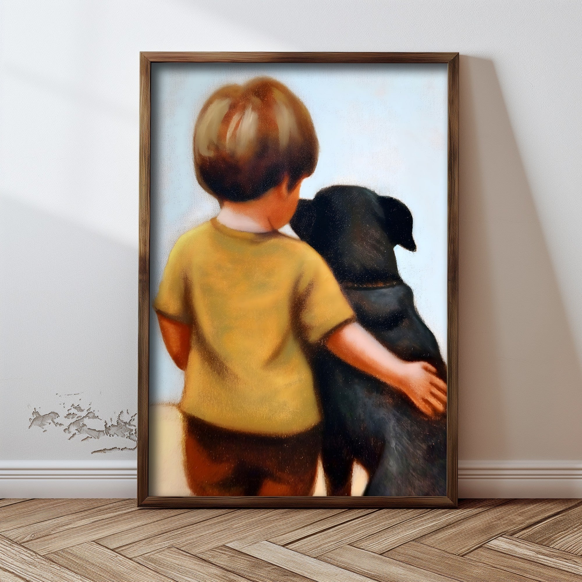 Quadro Decorativo MDF Emoldurado GE224-L Multicolor 35x47cm - Impressão UV em Madeira de Pinho