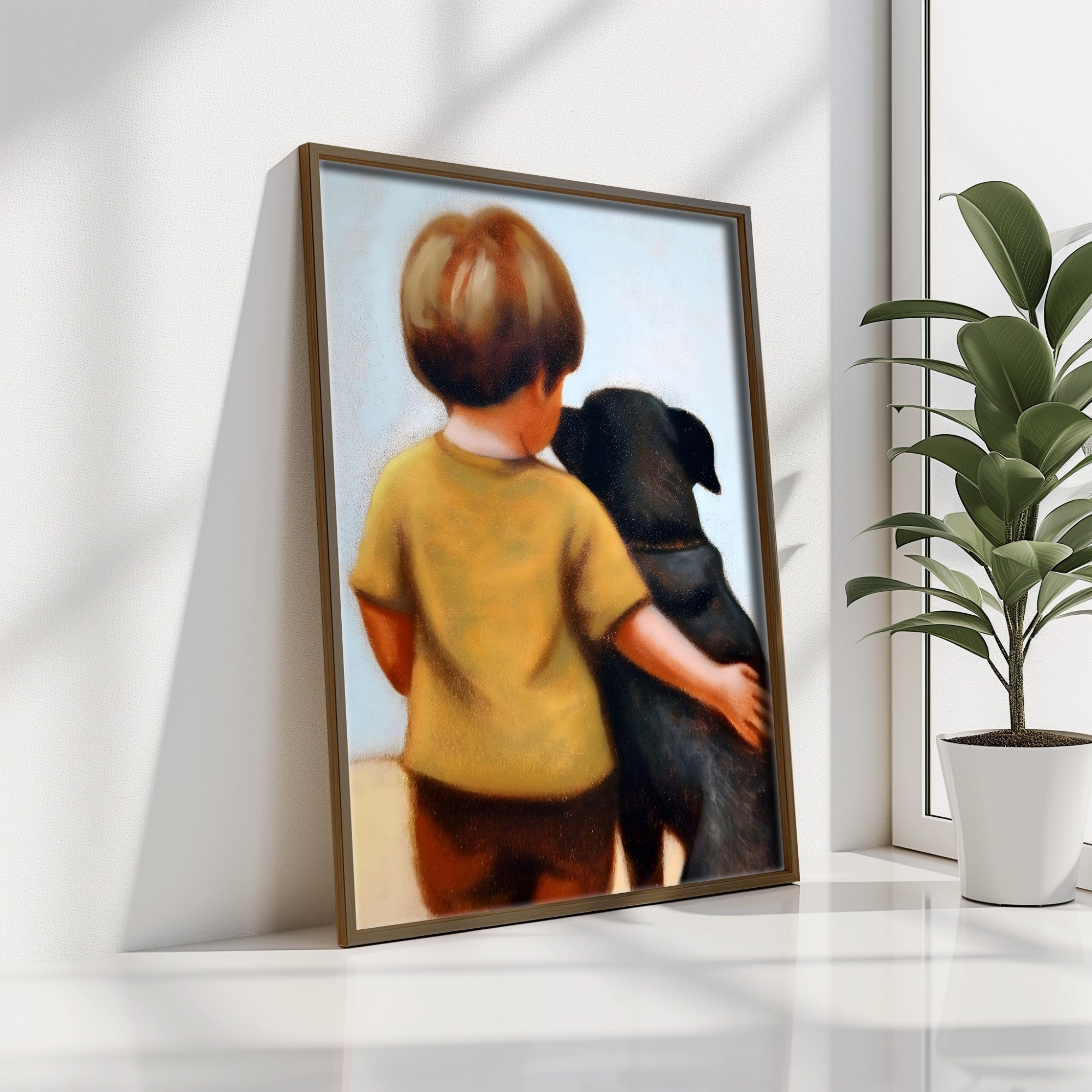 Quadro Decorativo MDF Emoldurado GE224-L Multicolor 35x47cm - Impressão UV em Madeira de Pinho