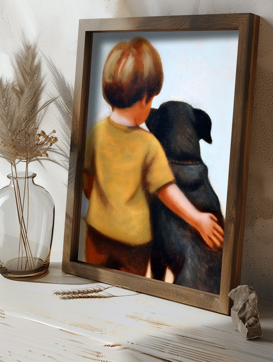 Quadro Decorativo MDF Emoldurado GE224-L Multicolor 35x47cm - Impressão UV em Madeira de Pinho