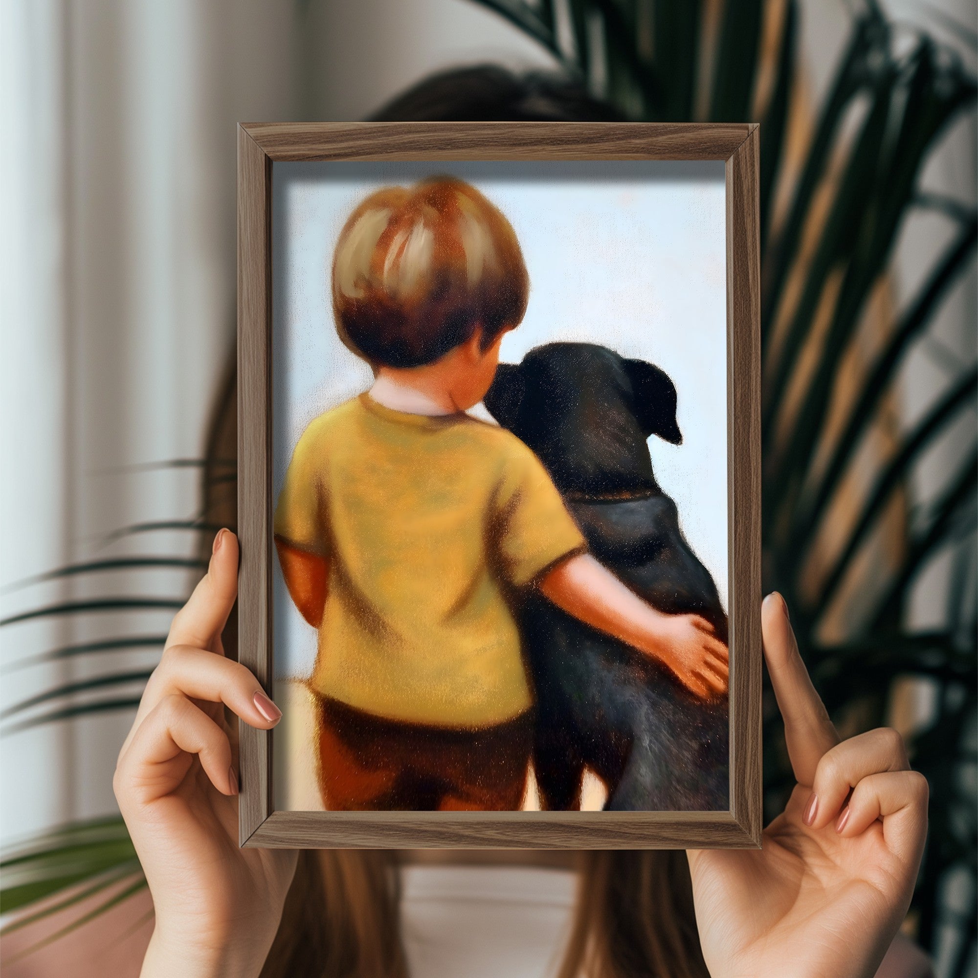 Quadro Decorativo MDF Emoldurado GE224-L Multicolor 35x47cm - Impressão UV em Madeira de Pinho