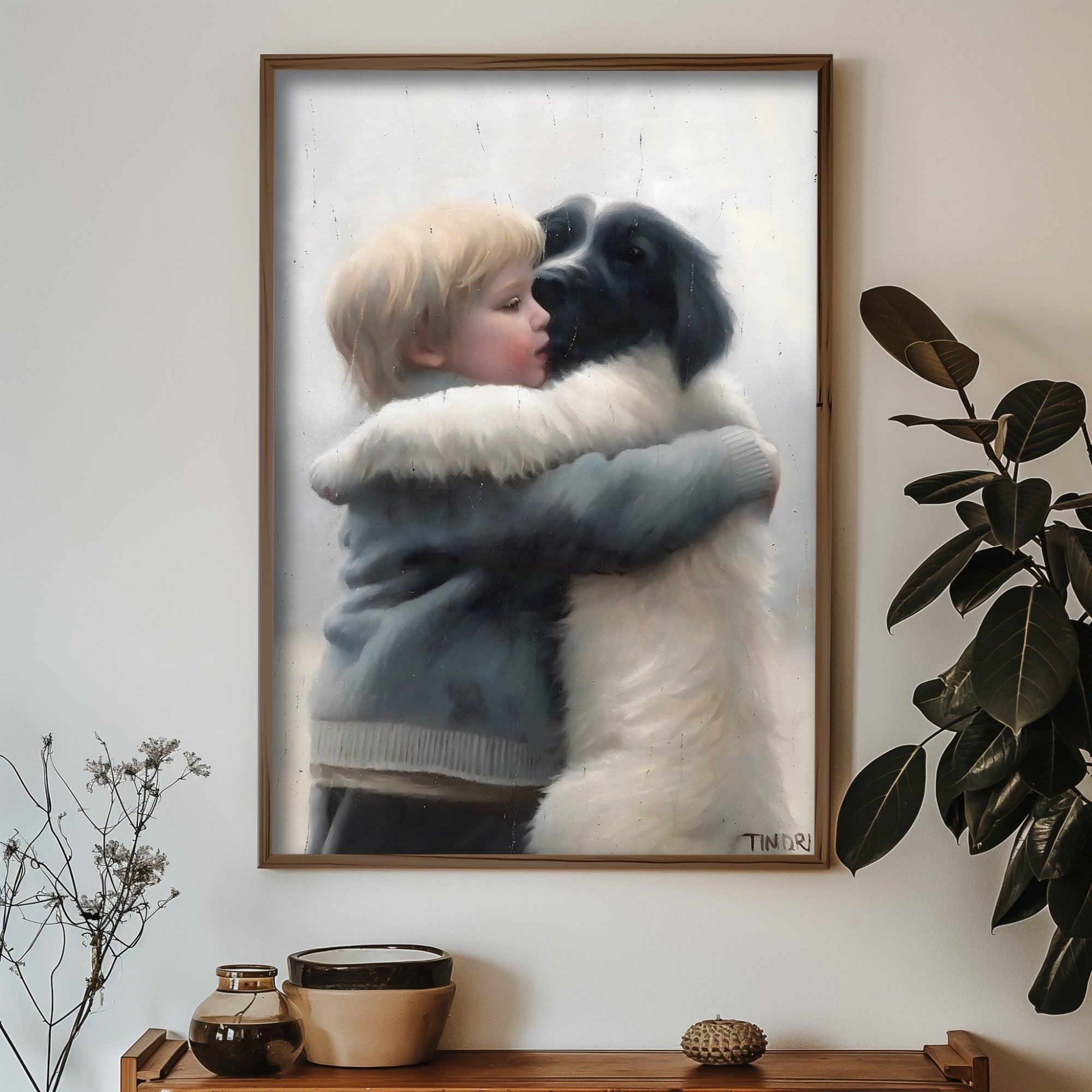 Quadro Decorativo MDF Emoldurado GE225-L Multicolor 35x47cm - Impressão UV em Madeira de Pinho