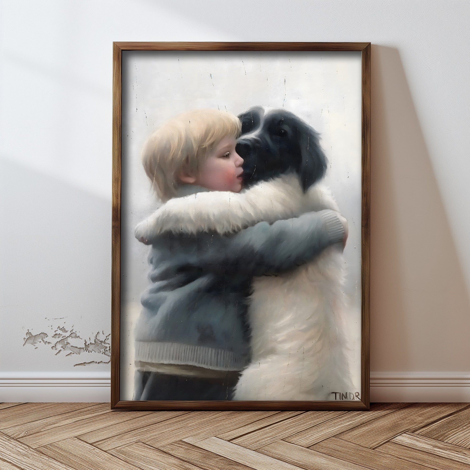 Quadro Decorativo MDF Emoldurado GE225-L Multicolor 35x47cm - Impressão UV em Madeira de Pinho