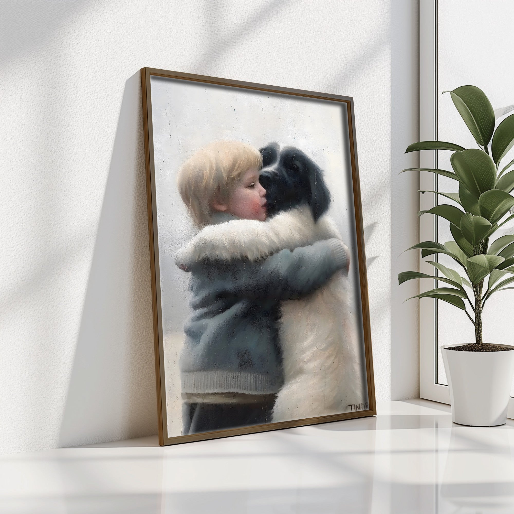 Quadro Decorativo MDF Emoldurado GE225-L Multicolor 35x47cm - Impressão UV em Madeira de Pinho