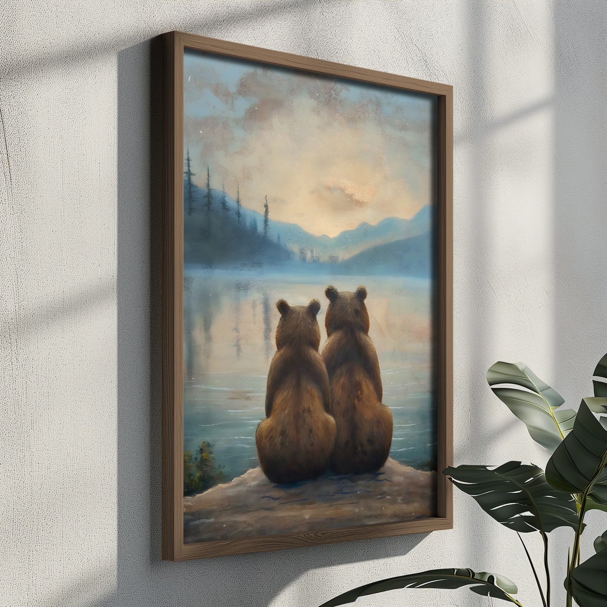 Quadro Decorativo MDF Emoldurado GE231-L Multicolor 35x47cm - Impressão UV em Madeira de Pinho