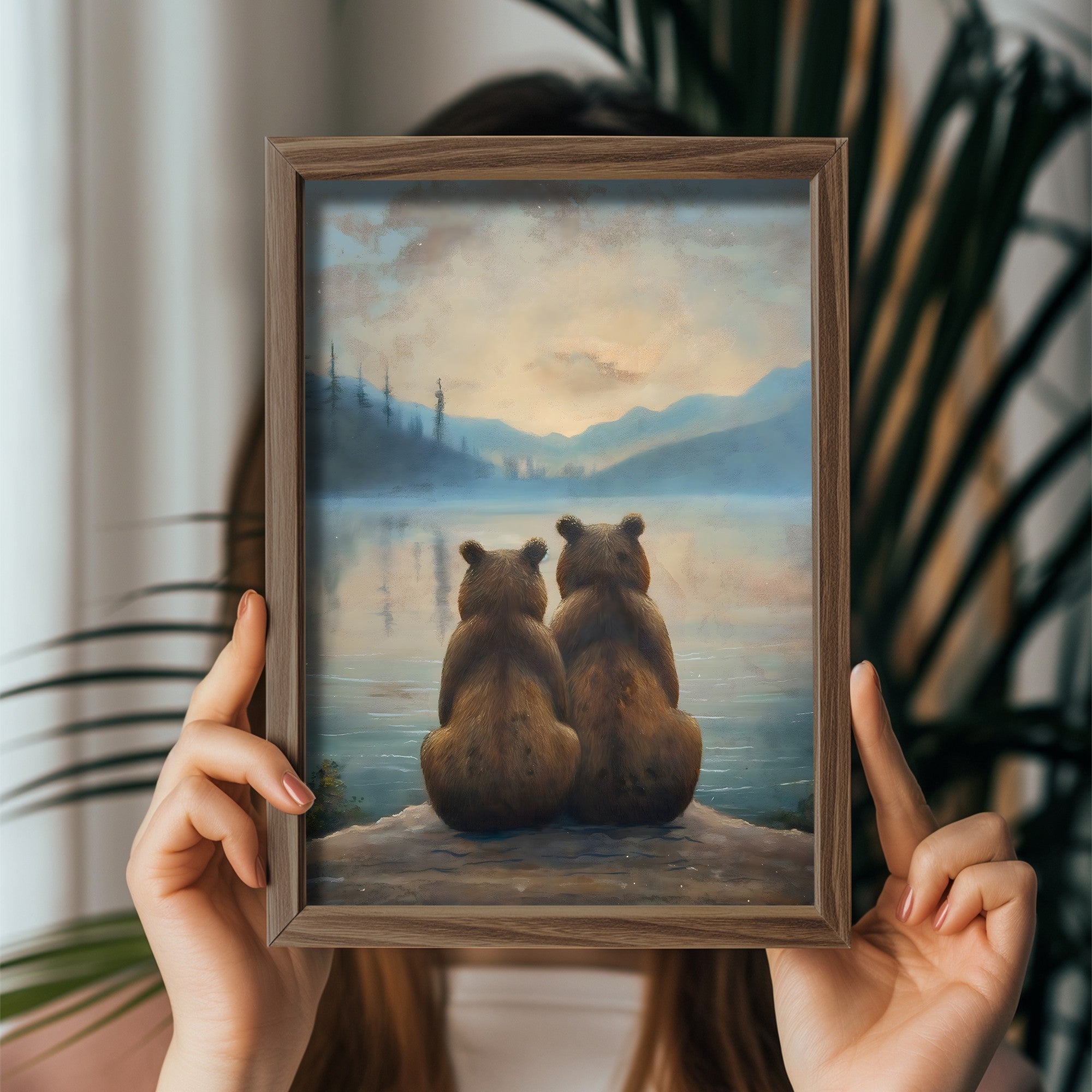 Quadro Decorativo MDF Emoldurado GE231-L Multicolor 35x47cm - Impressão UV em Madeira de Pinho