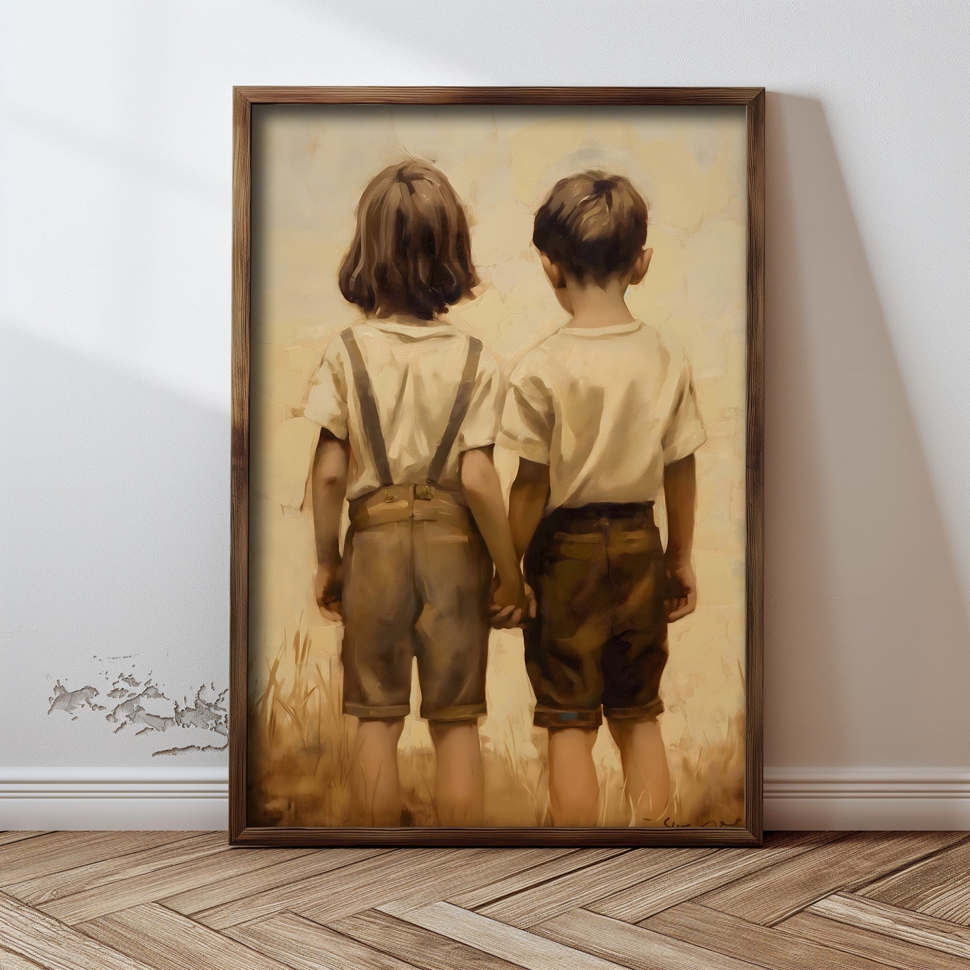 Quadro Decorativo MDF Emoldurado GE232-L Multicolor 35x47cm - Impressão UV em Madeira de Pinho