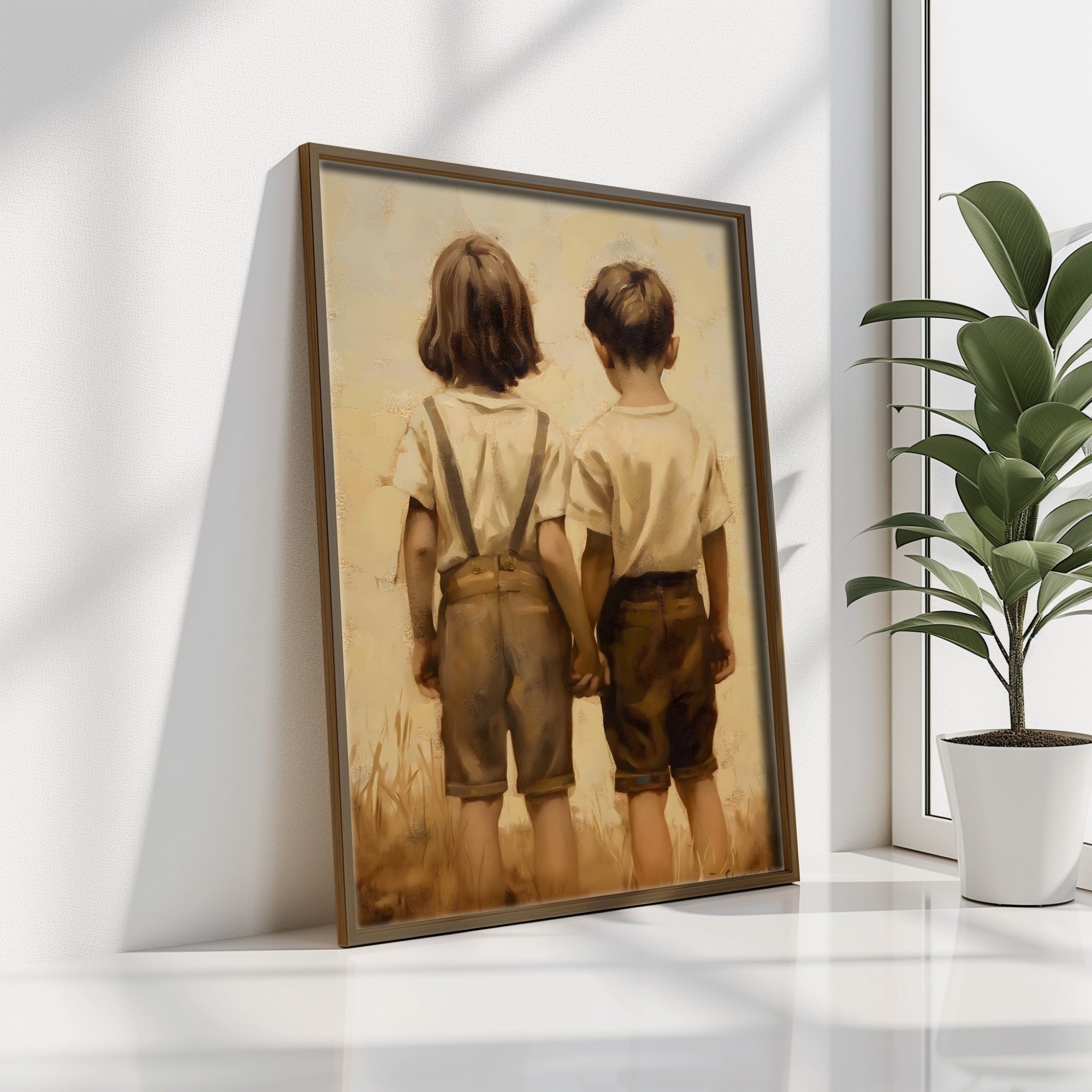 Quadro Decorativo MDF Emoldurado GE232-L Multicolor 35x47cm - Impressão UV em Madeira de Pinho