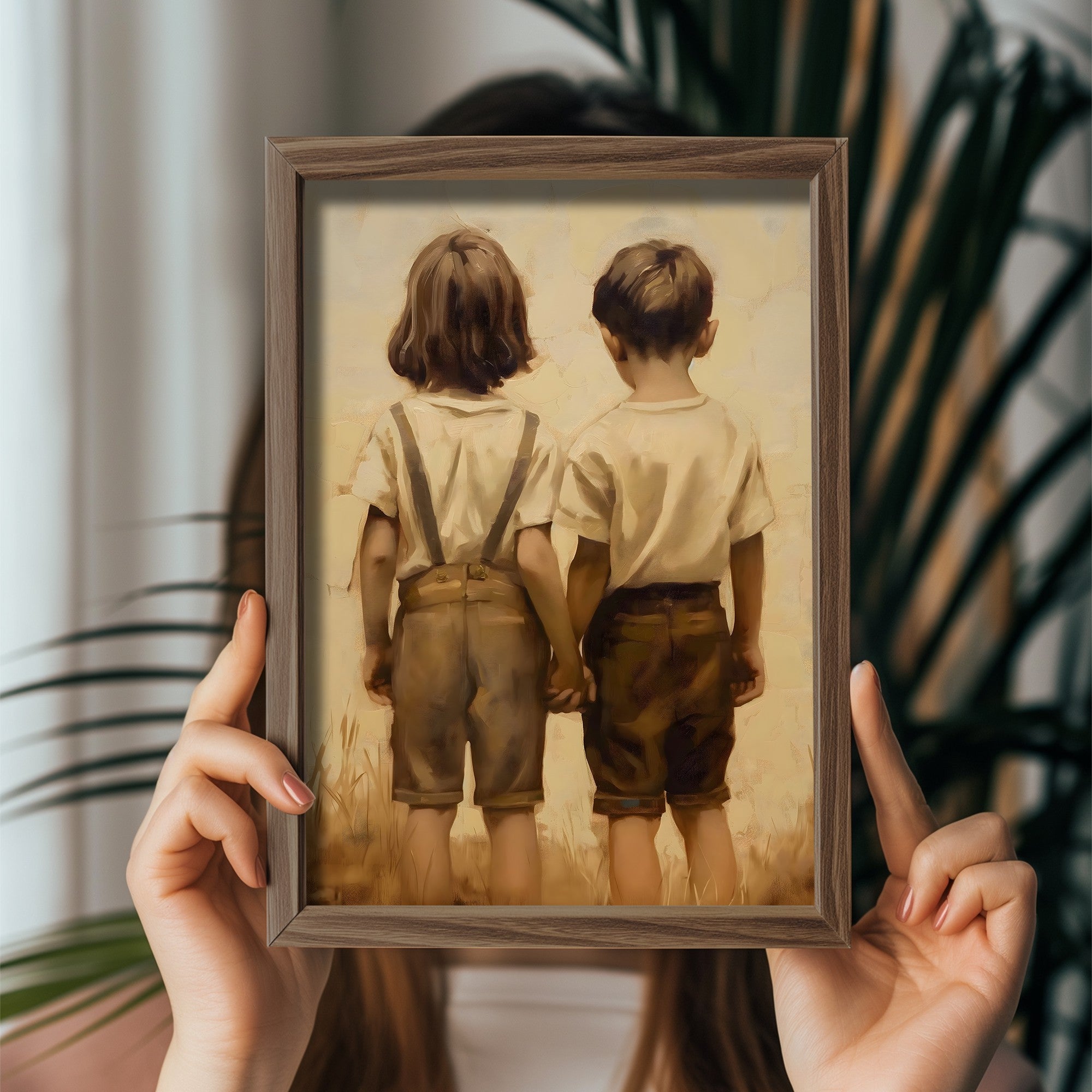 Quadro Decorativo MDF Emoldurado GE232-L Multicolor 35x47cm - Impressão UV em Madeira de Pinho