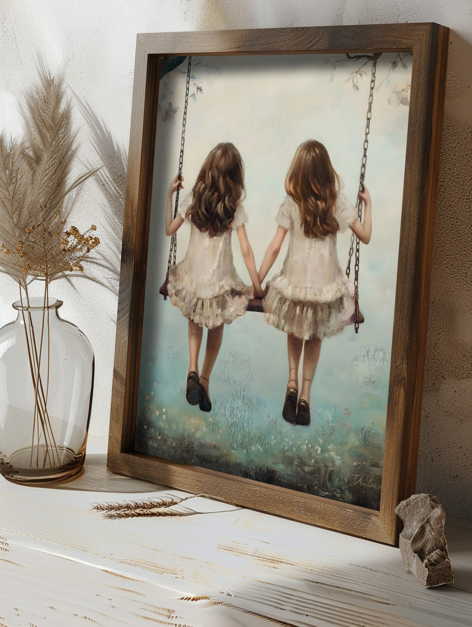 Quadro Decorativo MDF Emoldurado GE233-L Multicolor 35x47cm - Impressão UV em Madeira de Pinho