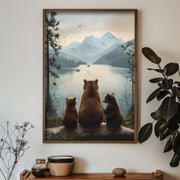 Quadro Decorativo MDF Emoldurado Multicolor GE234-L - Impressão UV em Madeira de Pinho 35x47cm