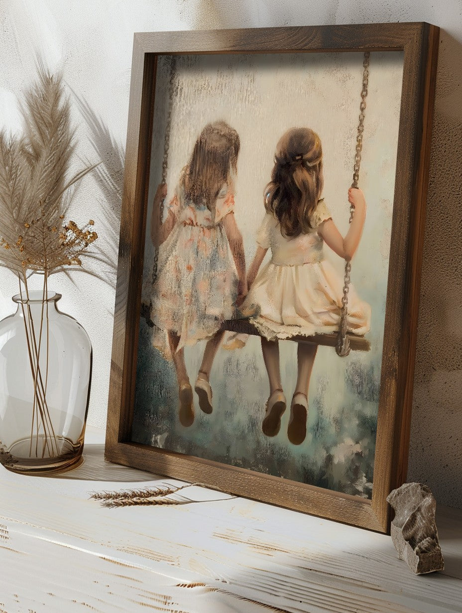 Quadro Decorativo MDF Emoldurado GE235-L Multicolor 35x47cm - Impressão UV em Madeira de Pinho