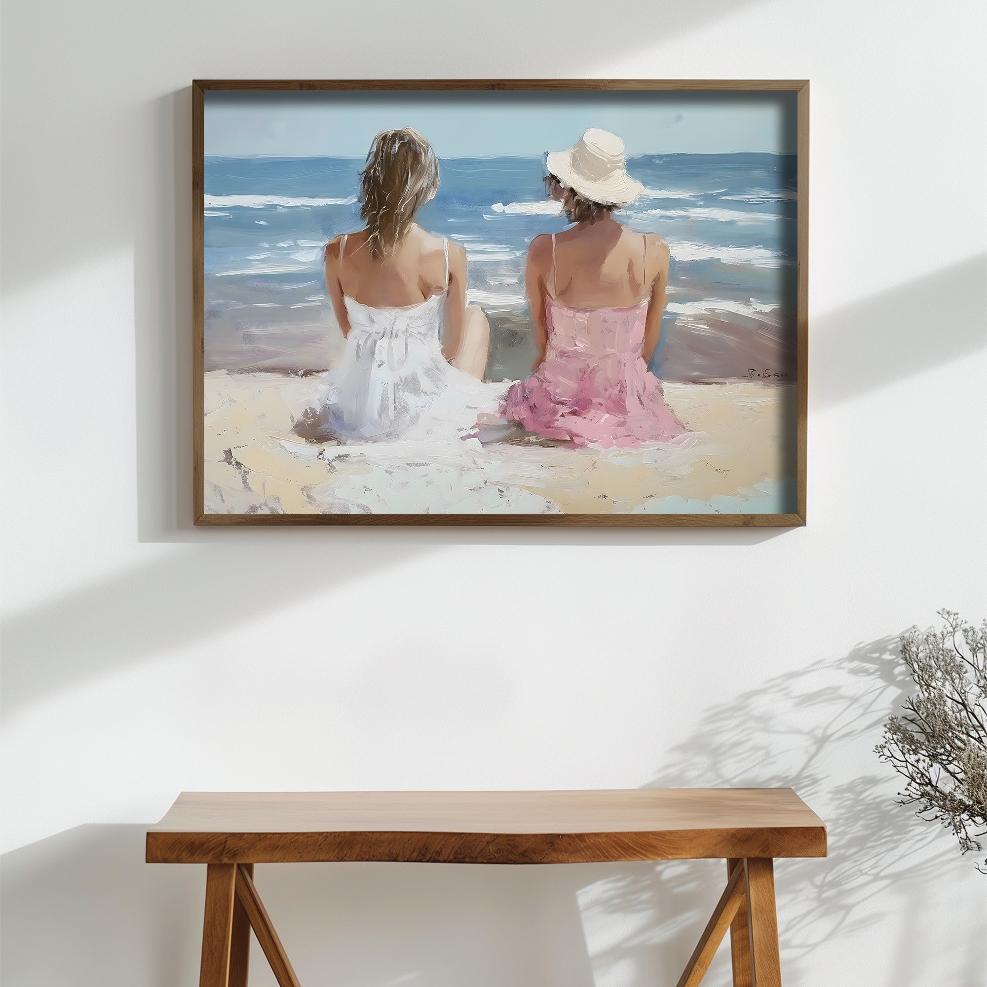 Quadro Decorativo MDF Emoldurado Multicolor GE236-L - Impressão UV em Madeira de Pinho 35x47cm