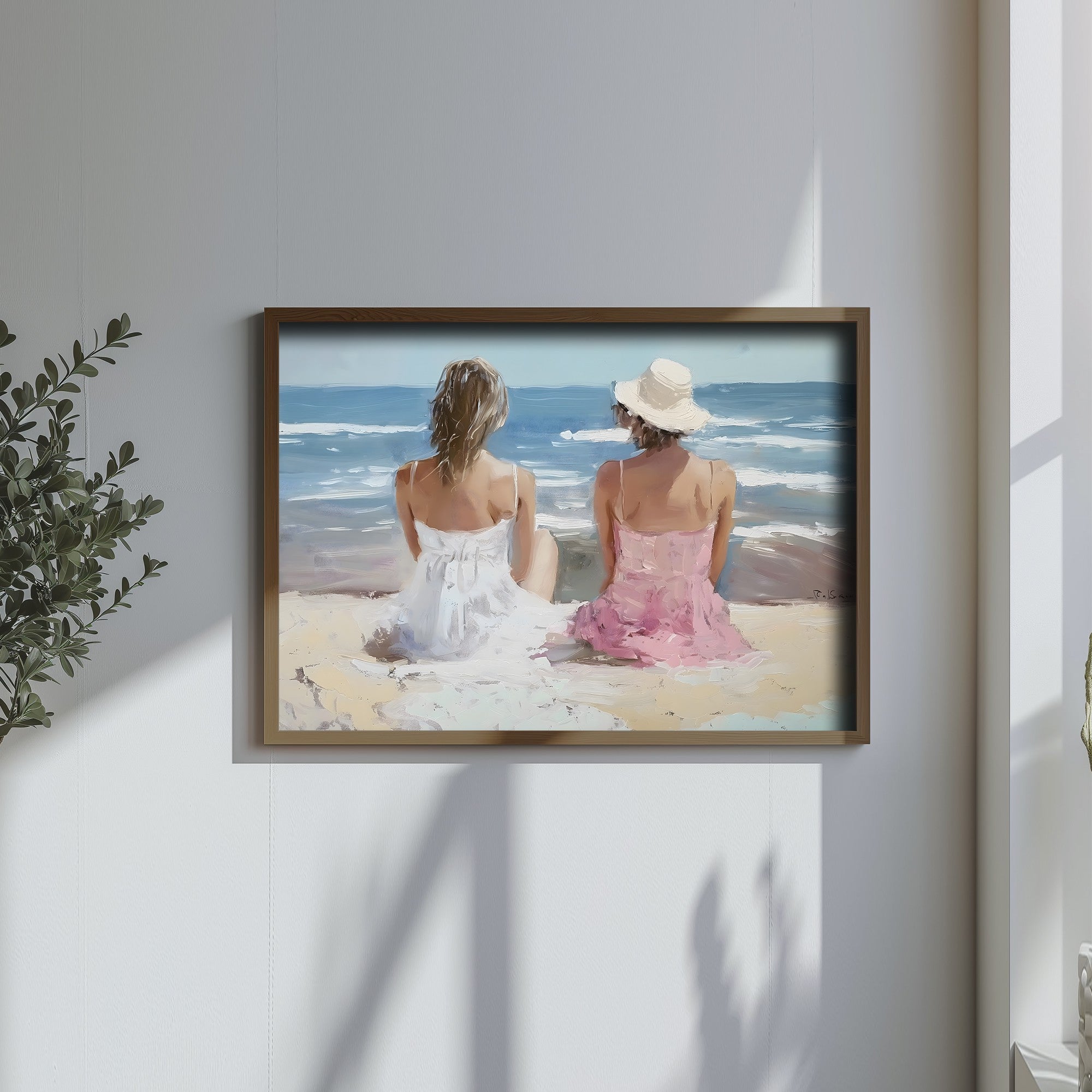 Quadro Decorativo MDF Emoldurado Multicolor GE236-L - Impressão UV em Madeira de Pinho 35x47cm