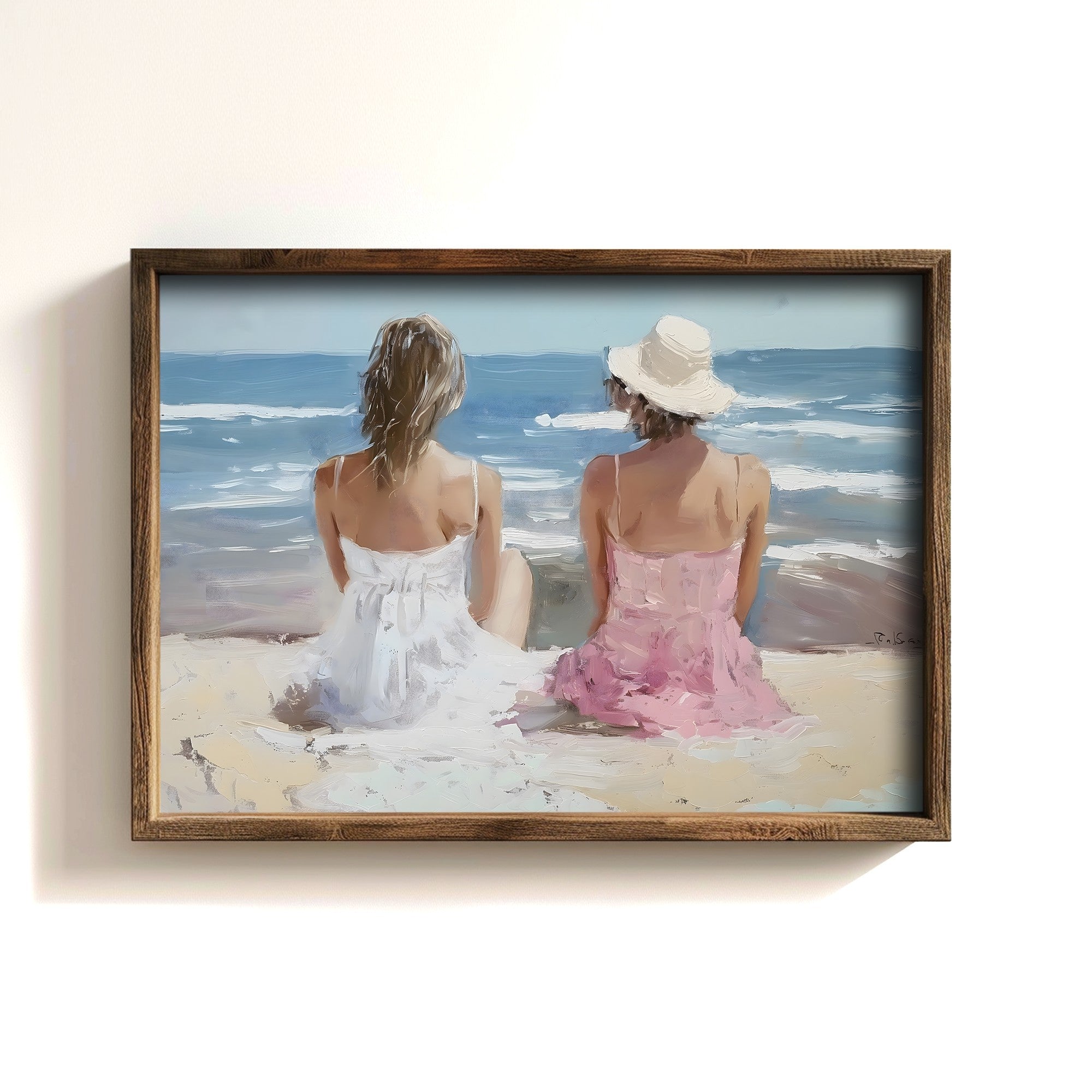 Quadro Decorativo MDF Emoldurado Multicolor GE236-L - Impressão UV em Madeira de Pinho 35x47cm