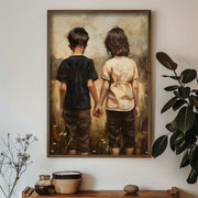 Quadro Decorativo MDF Emoldurado Multicolor GE237-L - Impressão UV em Madeira de Pinho 35x47cm