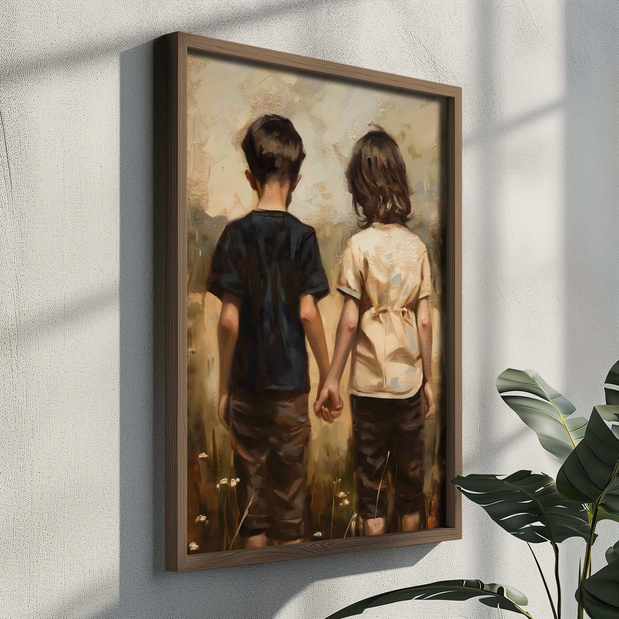 Quadro Decorativo MDF Emoldurado Multicolor GE237-L - Impressão UV em Madeira de Pinho 35x47cm