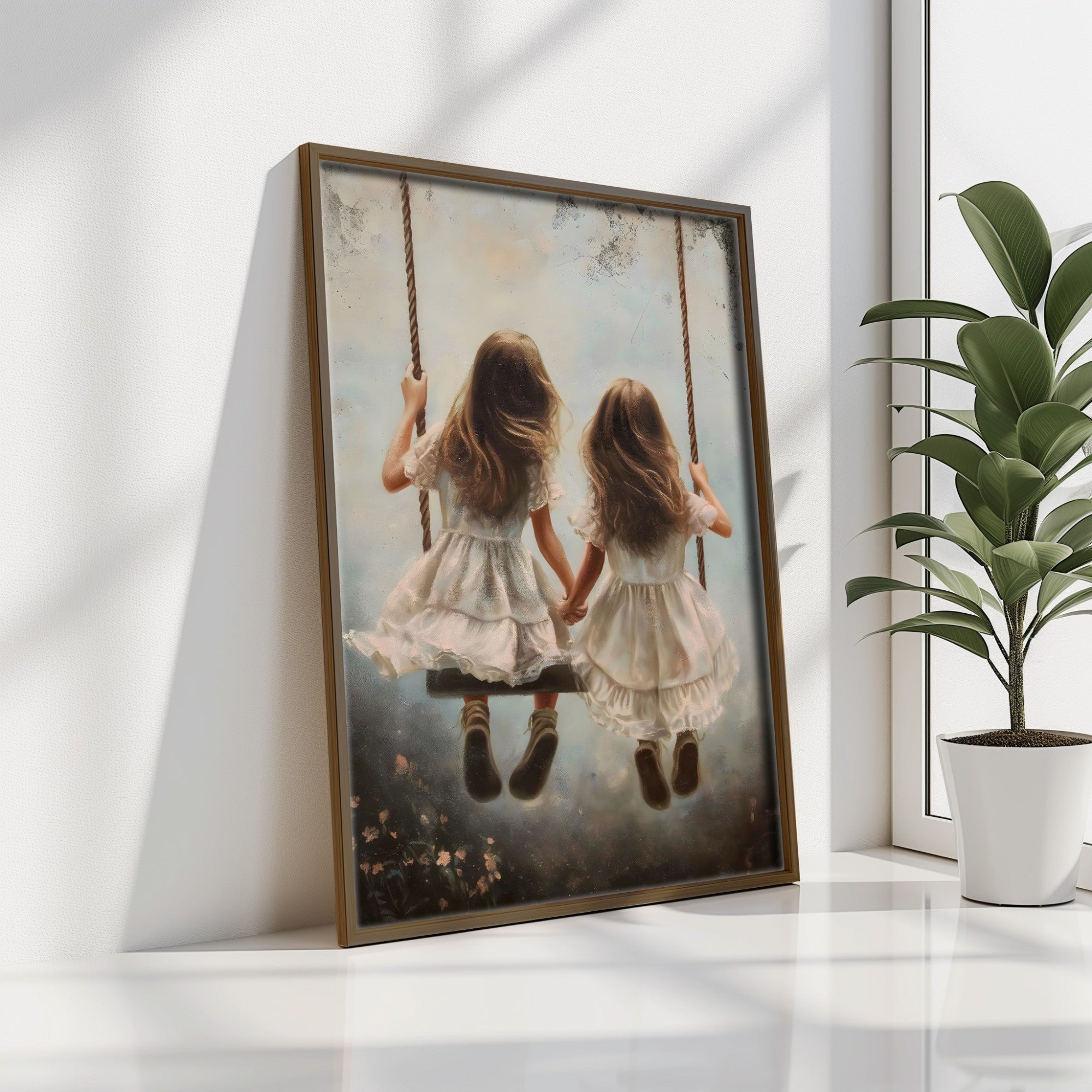 Quadro Decorativo MDF Emoldurado Multicolor GE238-L - Impressão UV em Madeira de Pinho 35x47cm