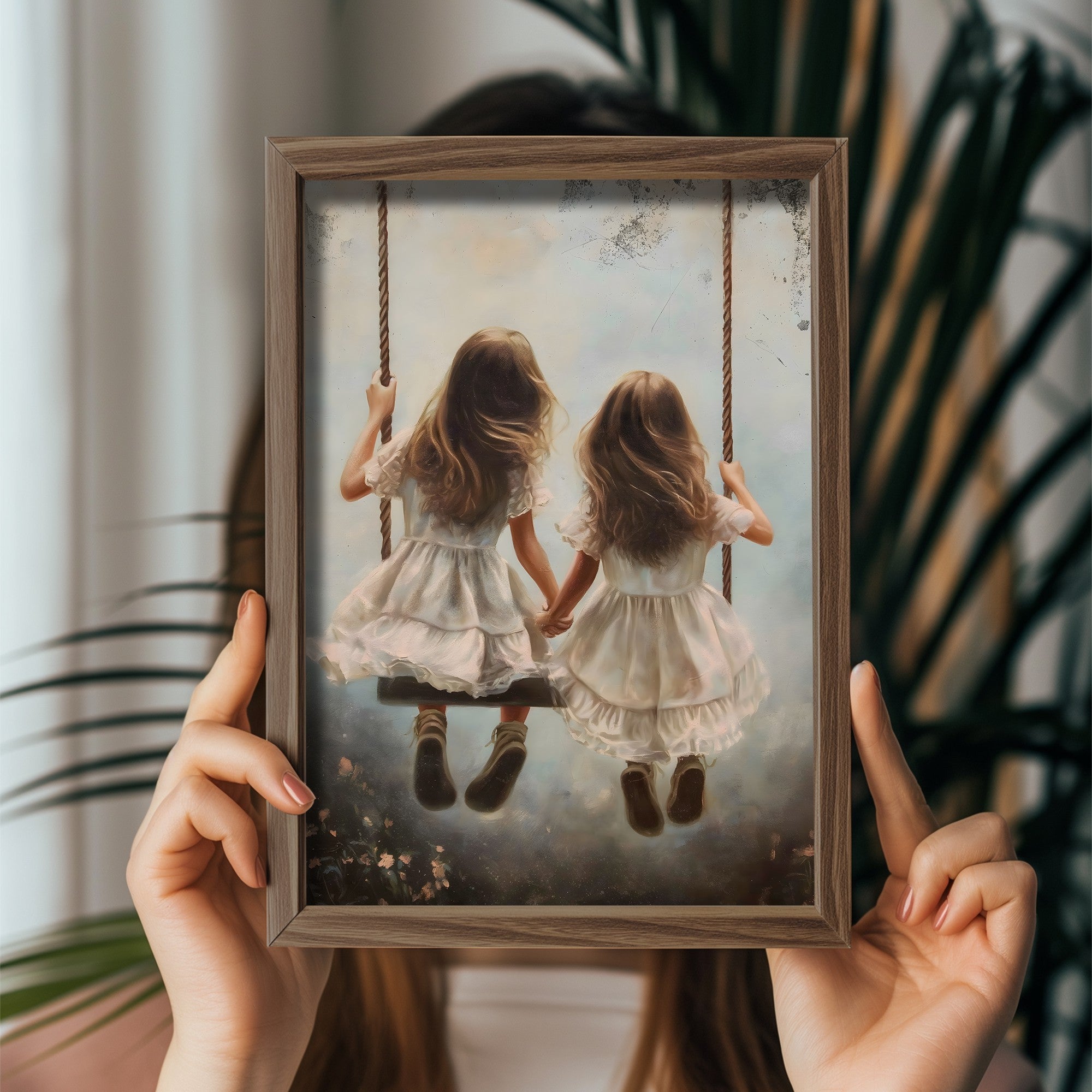 Quadro Decorativo MDF Emoldurado Multicolor GE238-L - Impressão UV em Madeira de Pinho 35x47cm