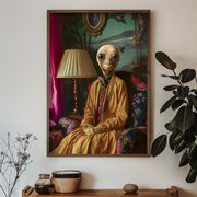 Quadro Decorativo MDF Emoldurado Multicolor GE241-L - Impressão UV em Madeira de Pinho 35x47cm