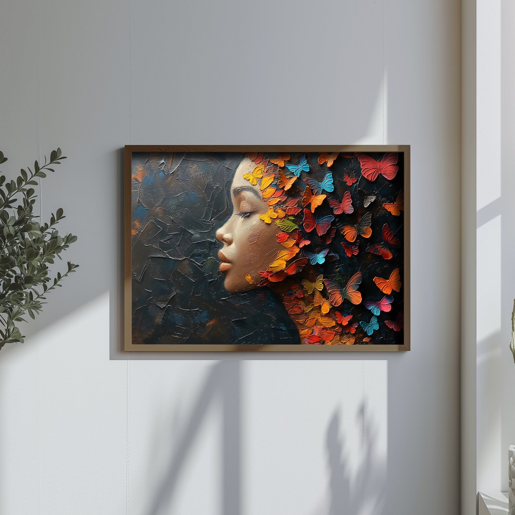 Quadro Decorativo MDF Emoldurado GE243-L Multicolor 35x47cm - Impressão UV em Madeira de Pinho