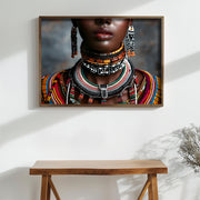 Quadro Decorativo MDF Emoldurado Multicolor GE244-L - Impressão UV em Madeira de Pinho 35x47cm