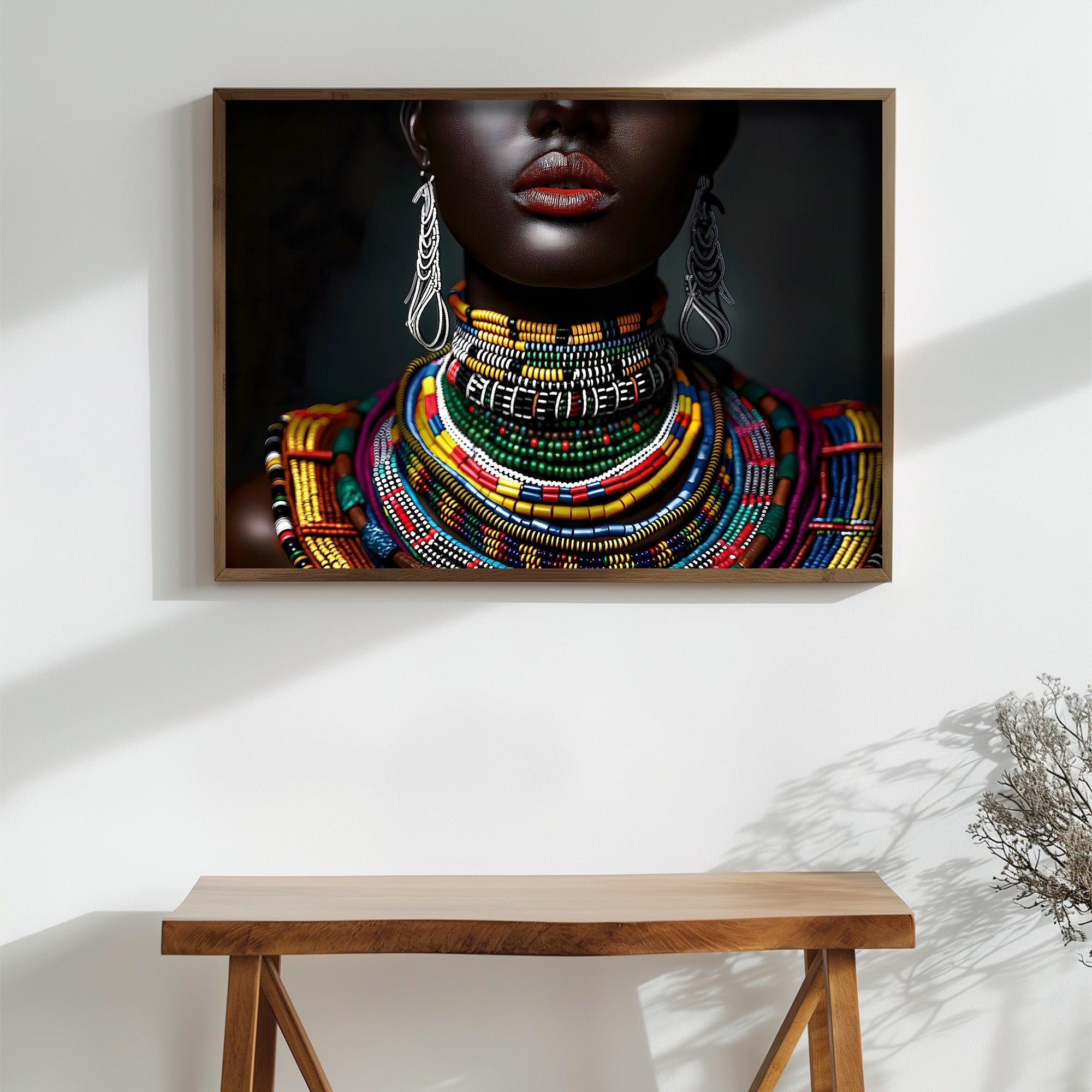 Quadro Decorativo MDF Emoldurado GE245-L Multicolor 35x47cm - Impressão UV em Madeira de Pinho