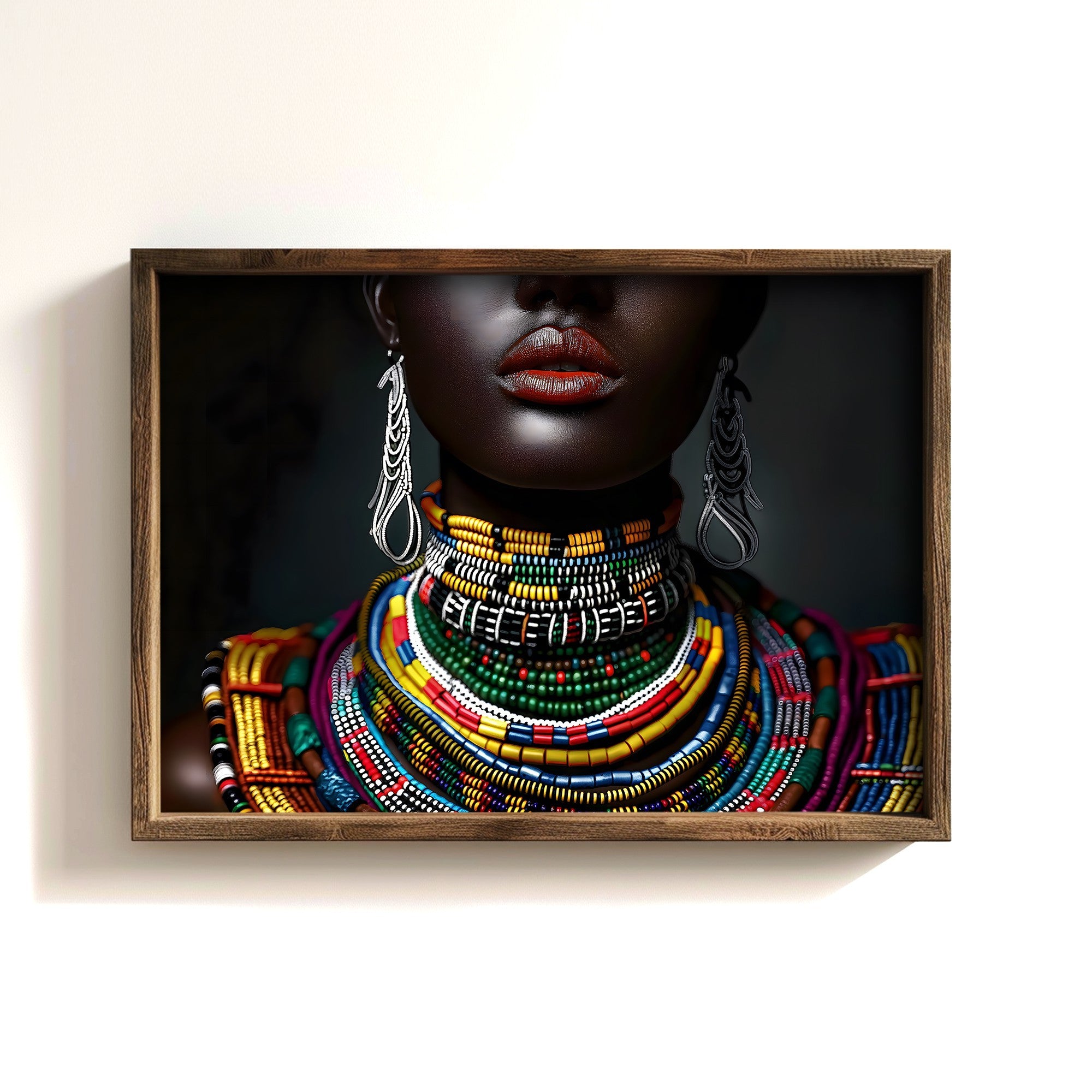 Quadro Decorativo MDF Emoldurado GE245-L Multicolor 35x47cm - Impressão UV em Madeira de Pinho