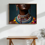 Quadro Decorativo MDF Emoldurado Multicolor GE246-L - Impressão UV em Madeira de Pinho 35x47cm