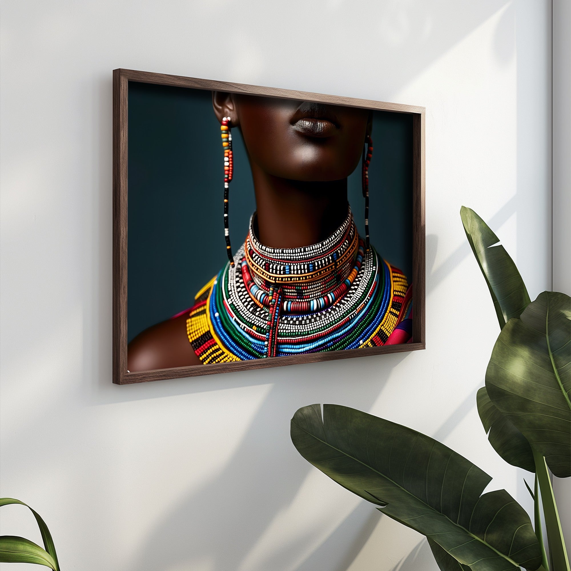 Quadro Decorativo MDF Emoldurado Multicolor GE246-L - Impressão UV em Madeira de Pinho 35x47cm