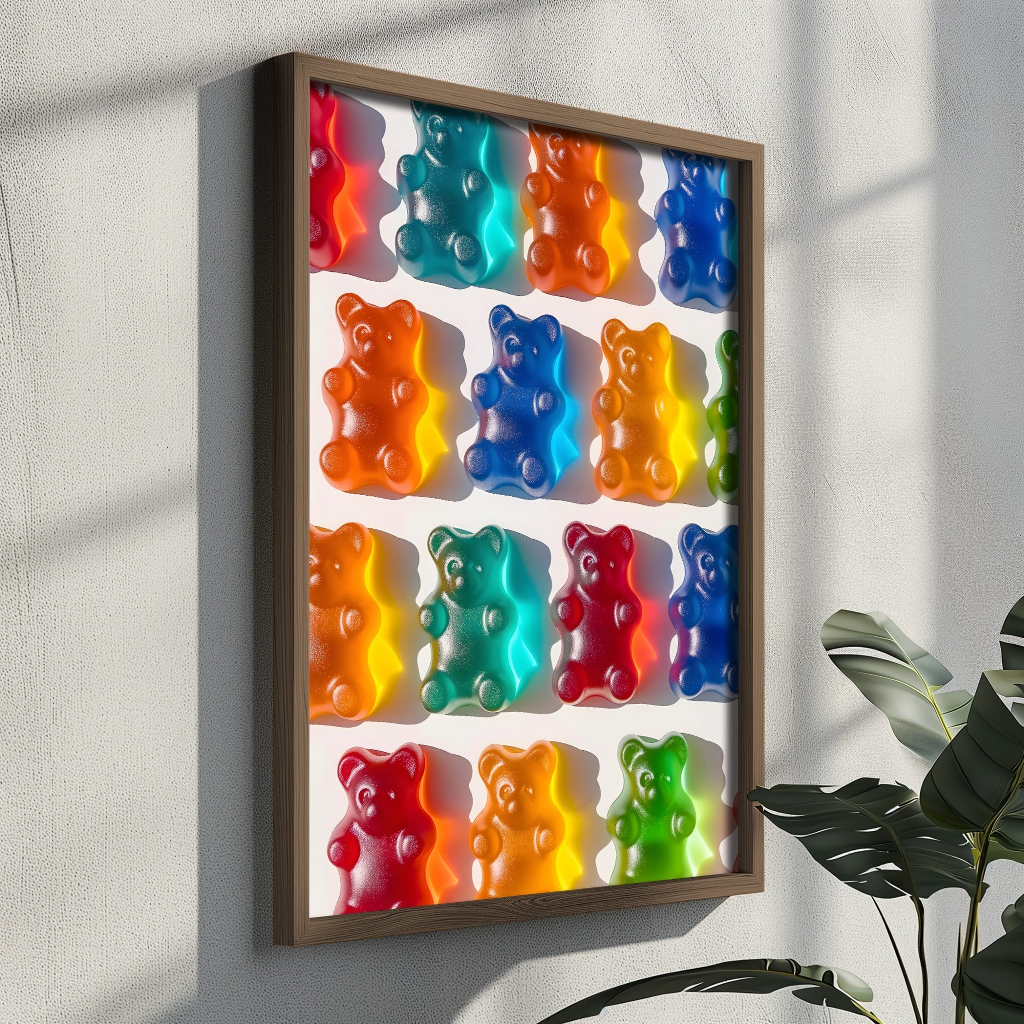 Quadro Decorativo MDF Emoldurado GE247-L Multicolor 35x47cm - Impressão UV em Madeira de Pinho