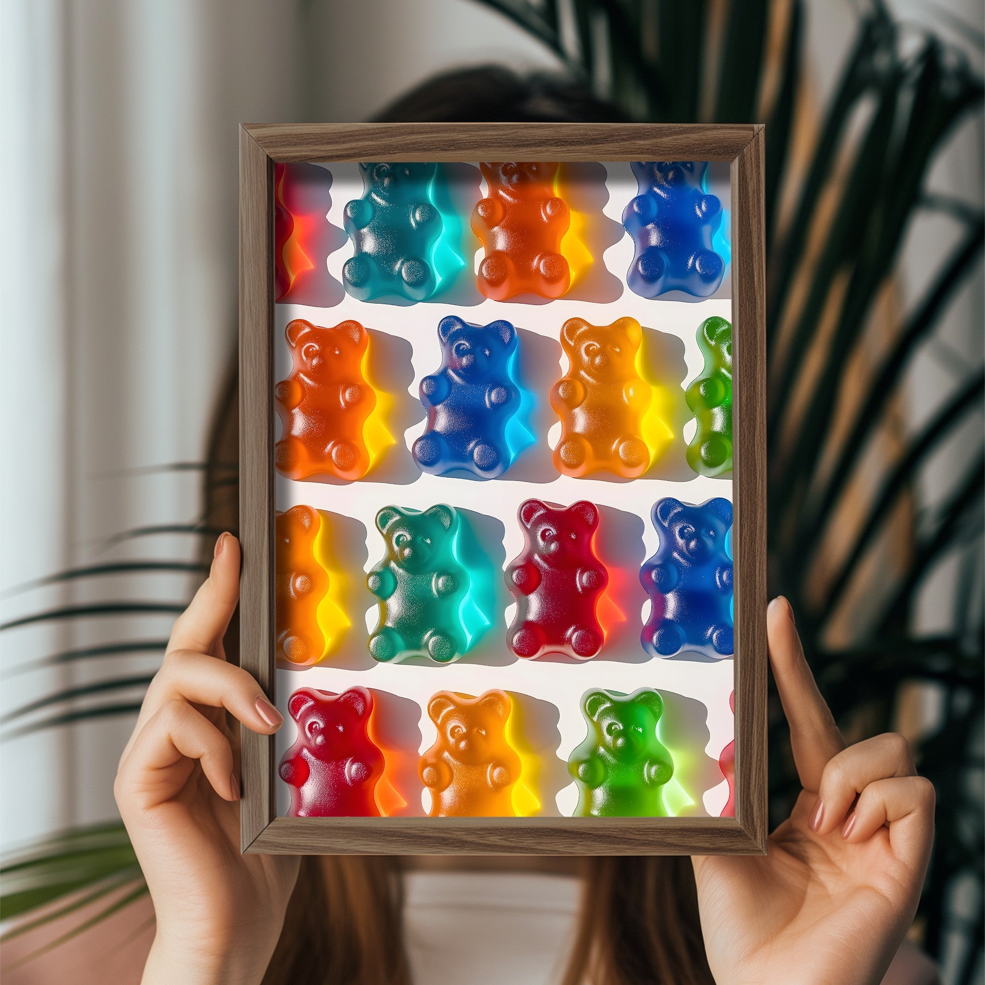 Quadro Decorativo MDF Emoldurado GE247-L Multicolor 35x47cm - Impressão UV em Madeira de Pinho