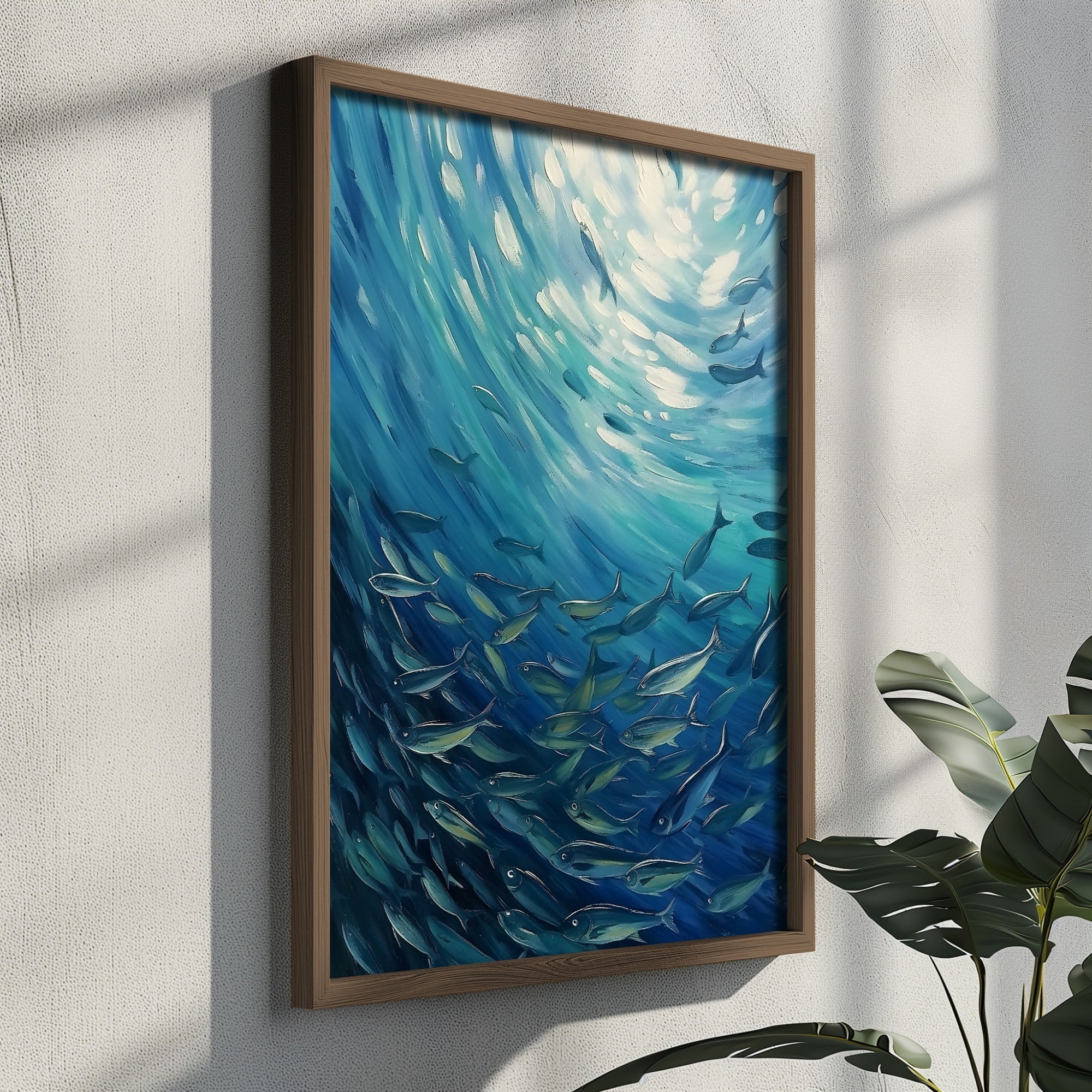 Quadro Decorativo MDF Emoldurado Multicolor GE248-L - Impressão UV em Madeira de Pinho 35x47cm