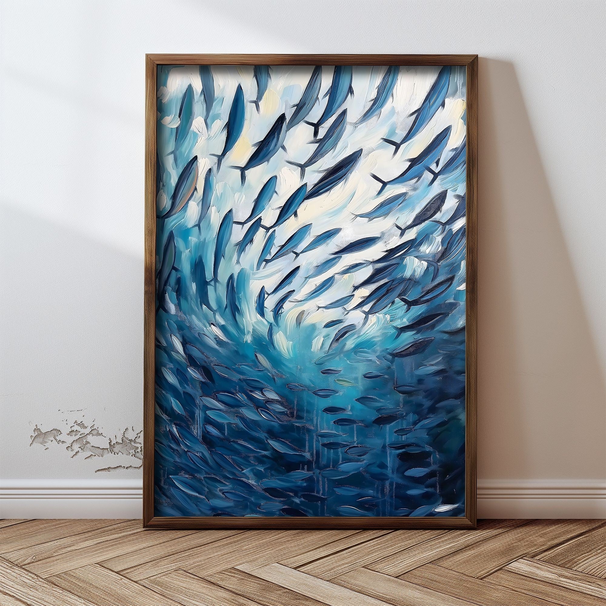 Quadro Decorativo MDF Emoldurado GE250-L Multicolor 35x47cm - Impressão UV em Madeira de Pinho