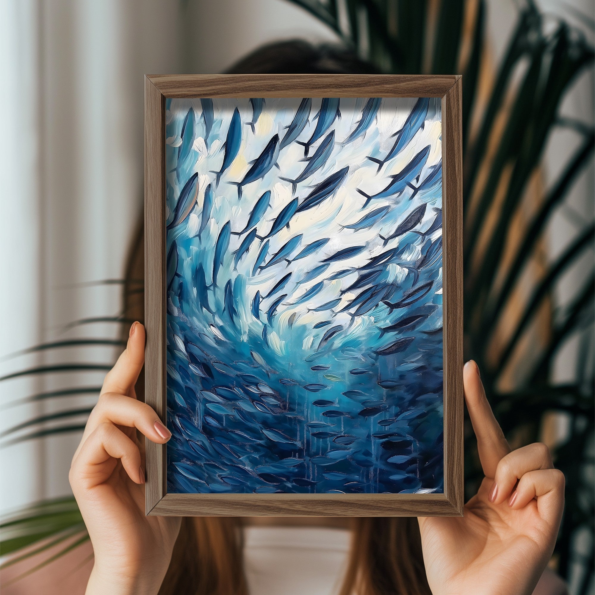 Quadro Decorativo MDF Emoldurado GE250-L Multicolor 35x47cm - Impressão UV em Madeira de Pinho